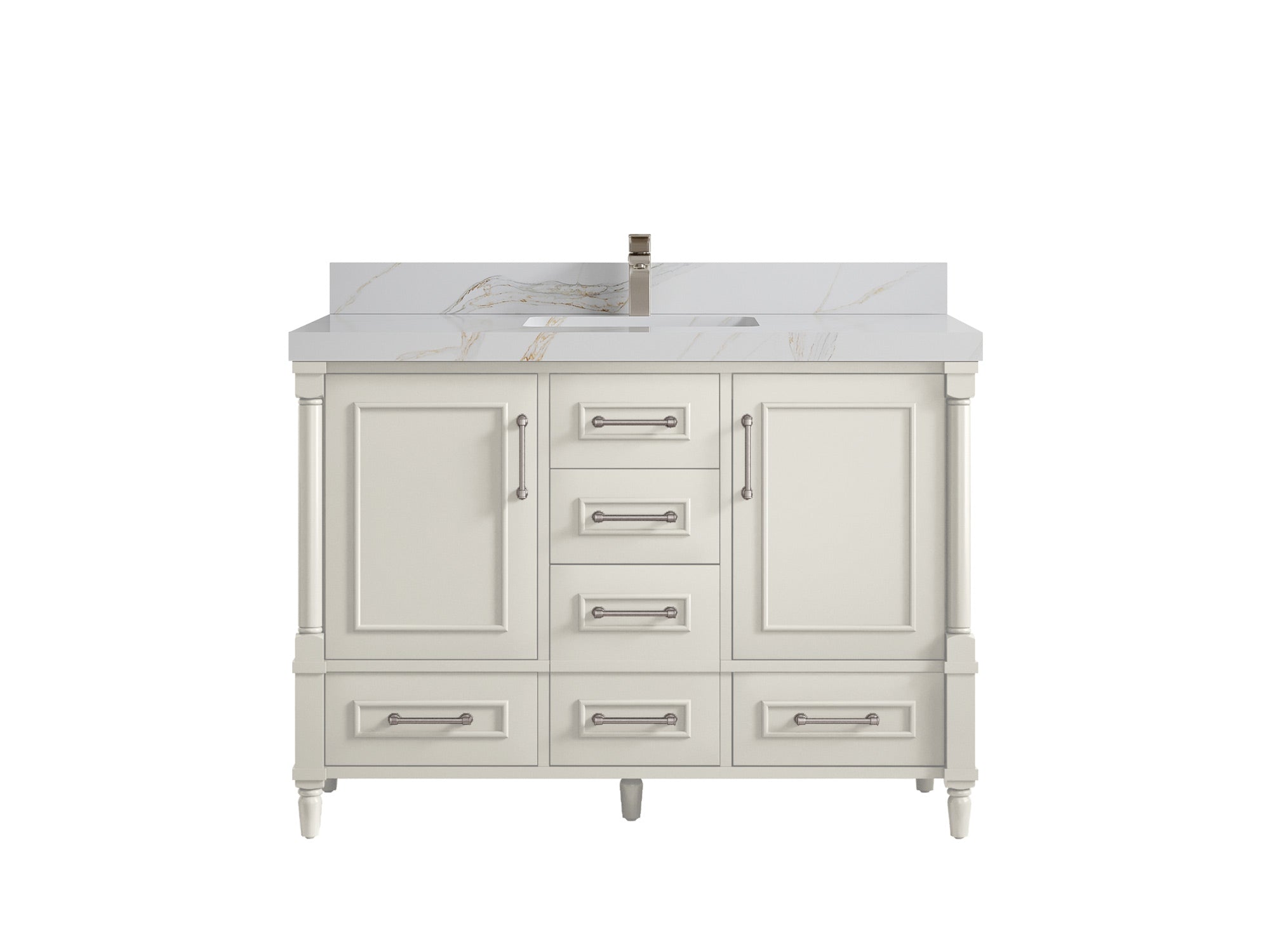 Aberdeen 48 in. W x 22 in. D Single Sink Bathroom Vanity - Willow Bath and Vanity
