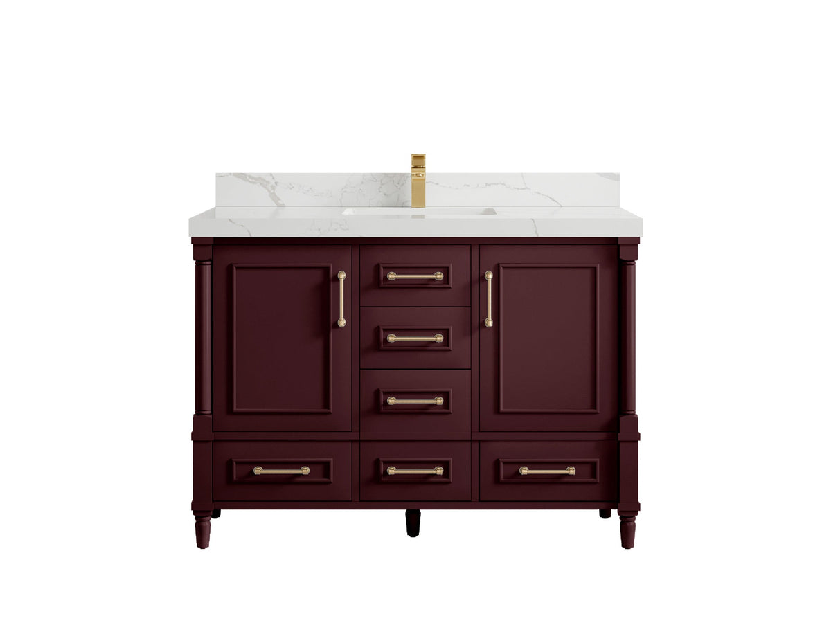 Aberdeen 48 in. W x 22 in. D Single Sink Bathroom Vanity - Willow Bath and Vanity
