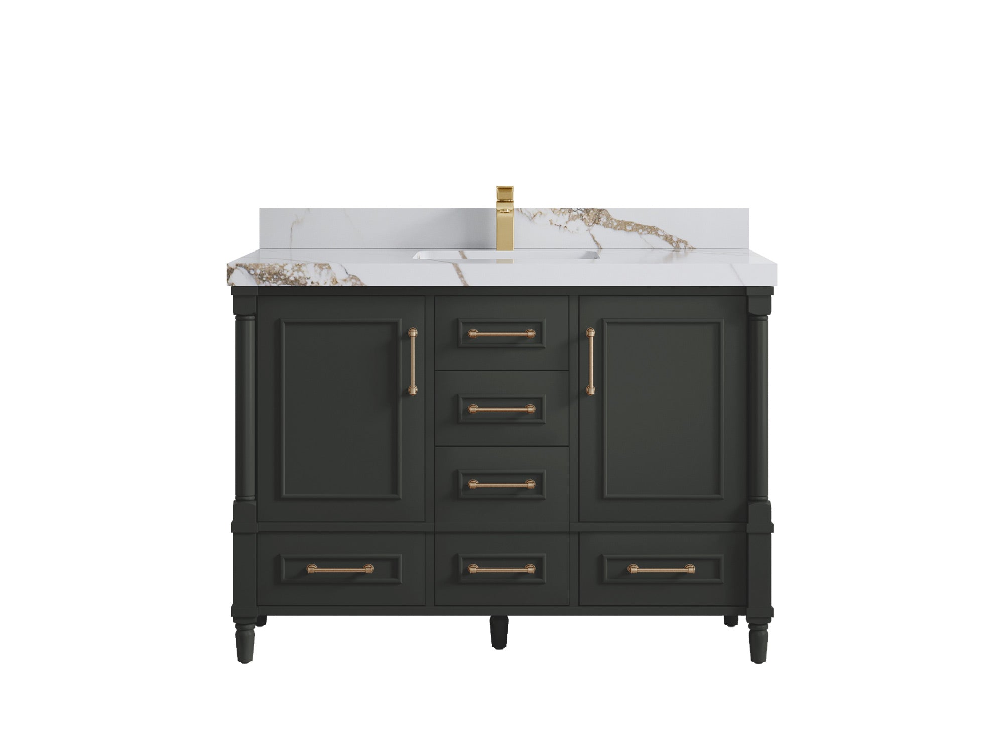Aberdeen 48 in. W x 22 in. D Single Sink Bathroom Vanity - Willow Bath and Vanity