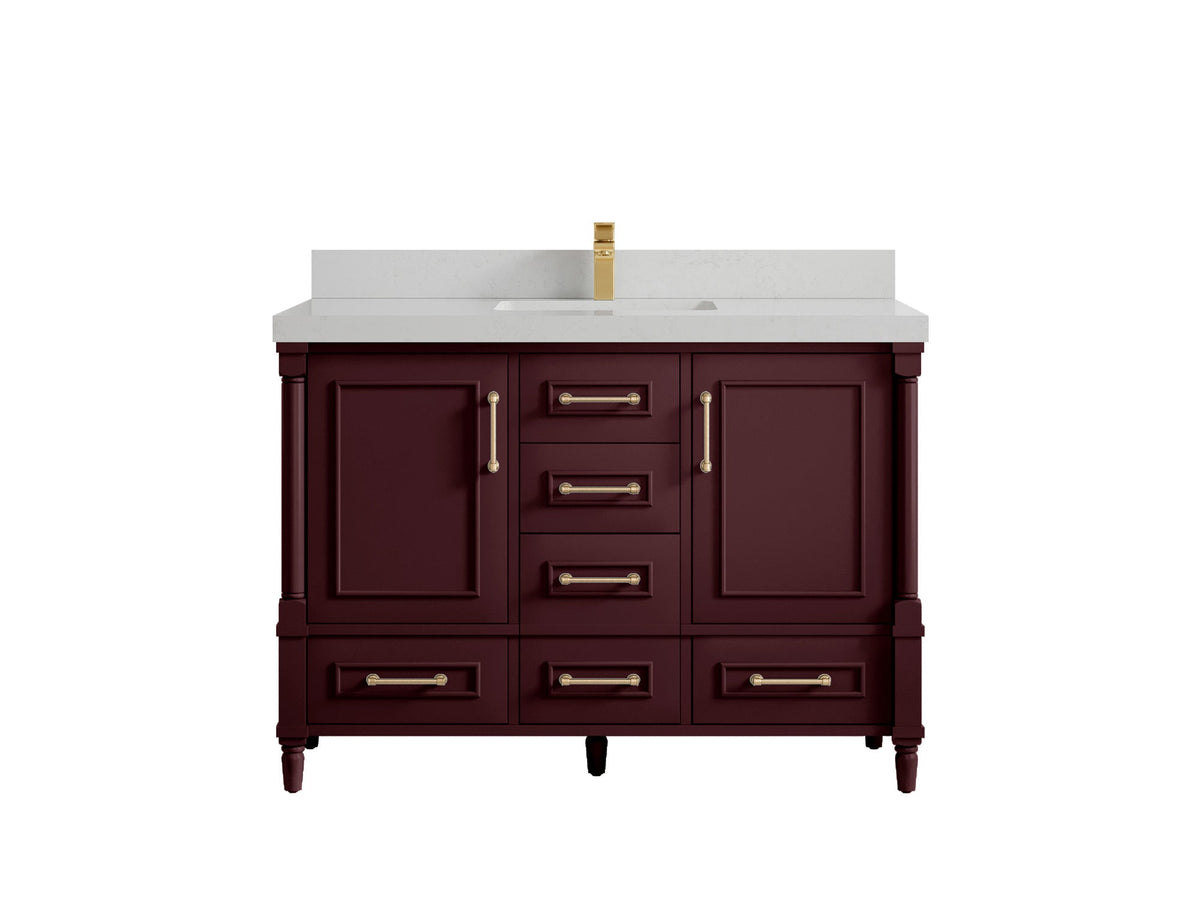 Aberdeen 48 in. W x 22 in. D Single Sink Bathroom Vanity - Willow Bath and Vanity
