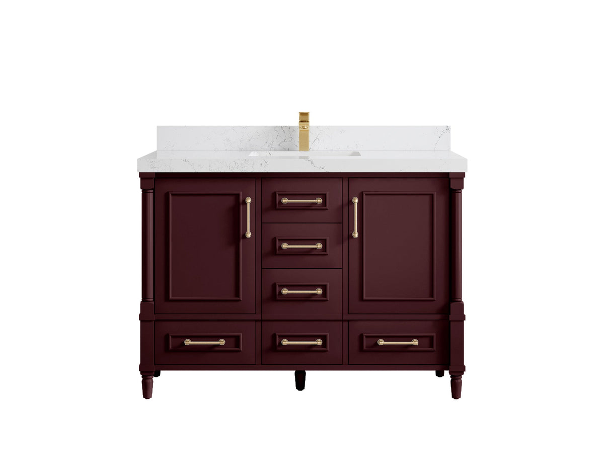 Aberdeen 48 in. W x 22 in. D Single Sink Bathroom Vanity - Willow Bath and Vanity