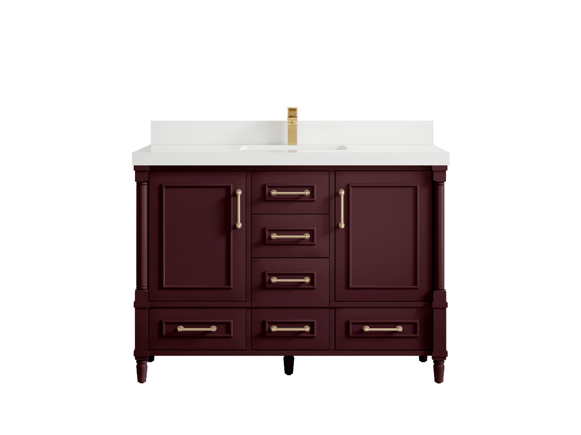 Aberdeen 48 in. W x 22 in. D Single Sink Bathroom Vanity - Willow Bath and Vanity