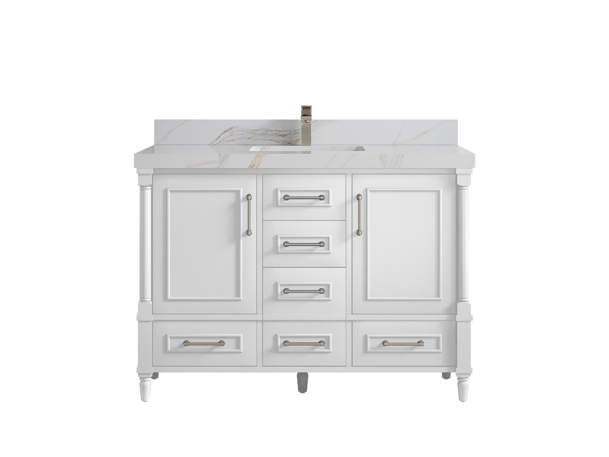 Aberdeen 48 in. W x 22 in. D Single Sink Bathroom Vanity - Willow Bath and Vanity