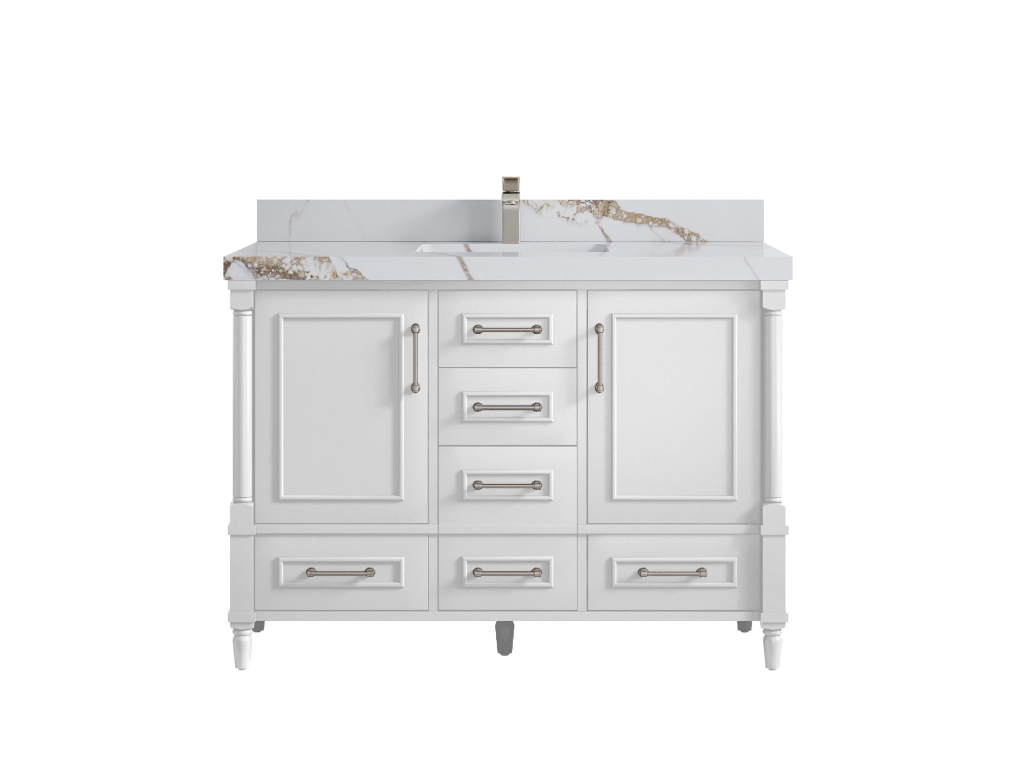 Aberdeen 48 in. W x 22 in. D Single Sink Bathroom Vanity - Willow Bath and Vanity