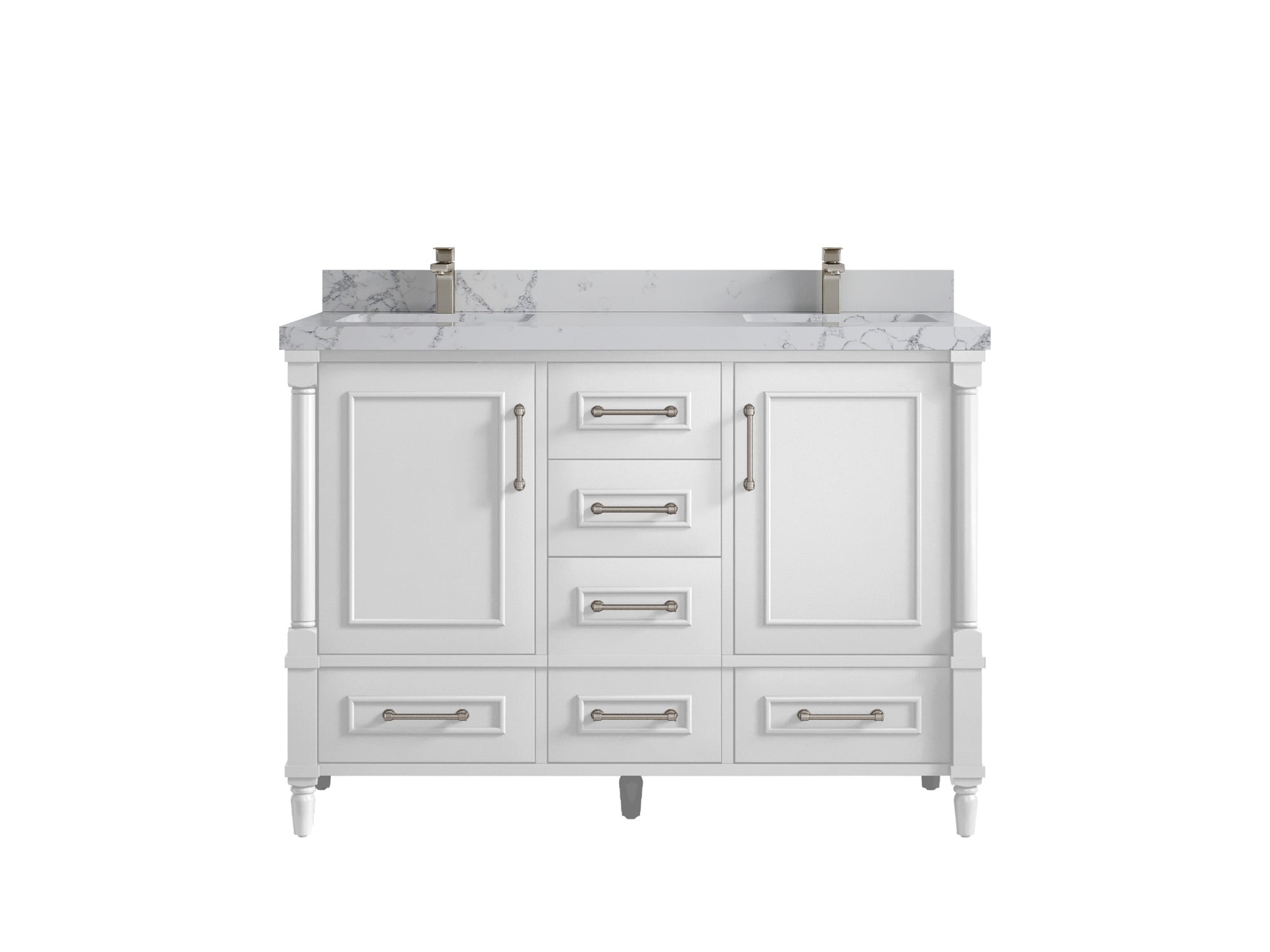Aberdeen 60 in. W x 22 in. D Double Sink Bathroom Vanity - Willow Bath and Vanity
