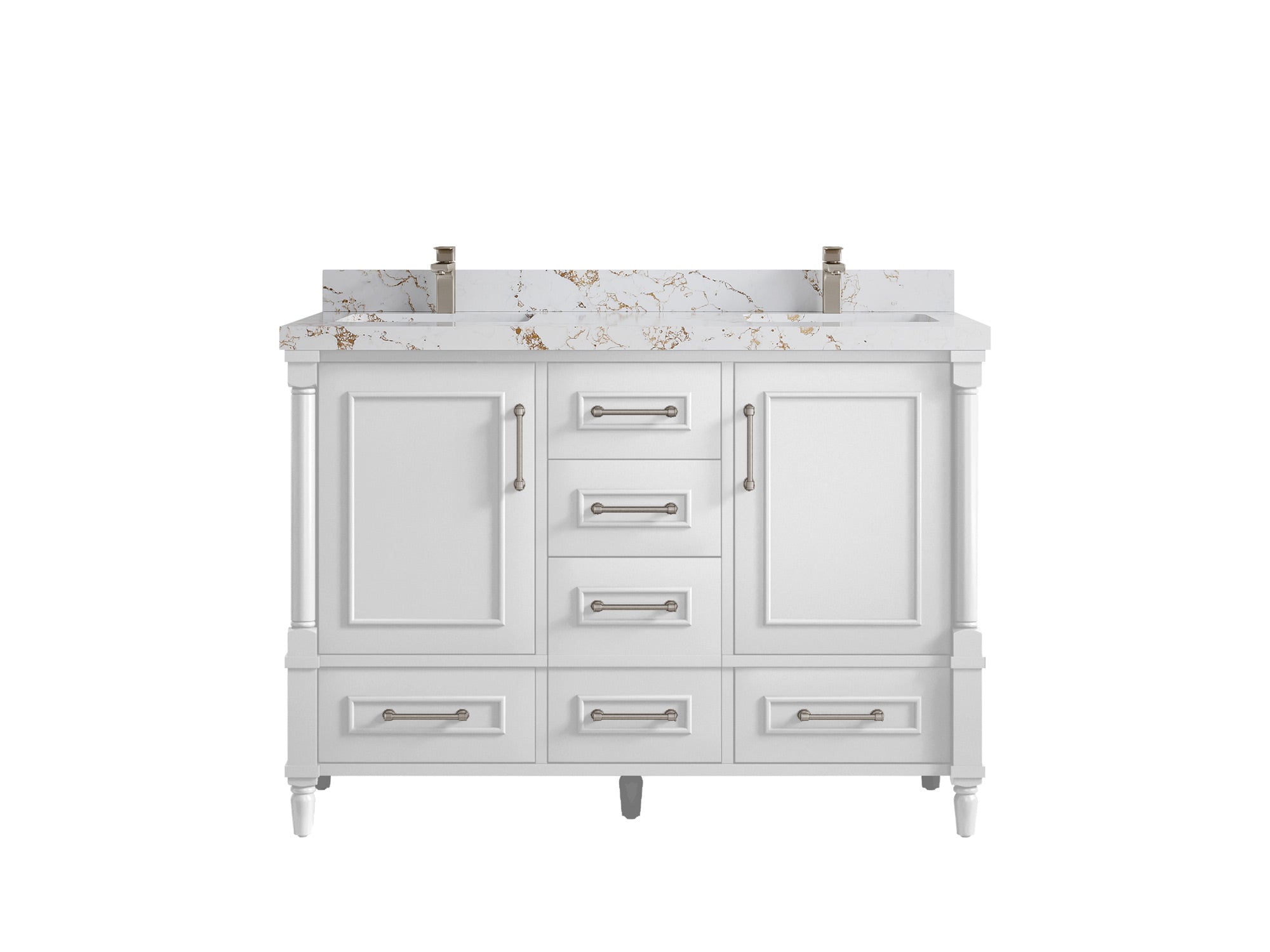 Aberdeen 60 in. W x 22 in. D Double Sink Bathroom Vanity - Willow Bath and Vanity