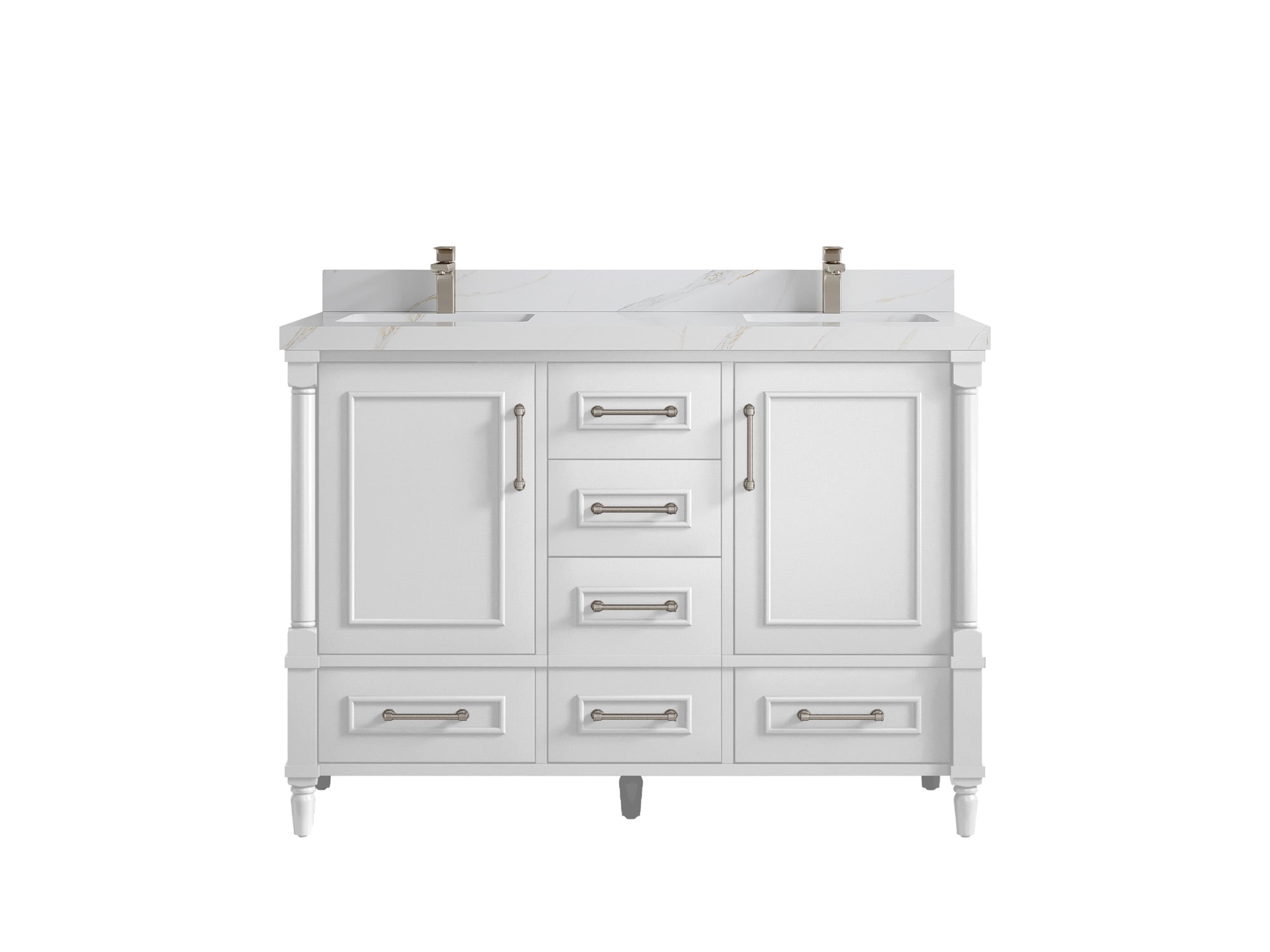 Aberdeen 60 in. W x 22 in. D Double Sink Bathroom Vanity - Willow Bath and Vanity