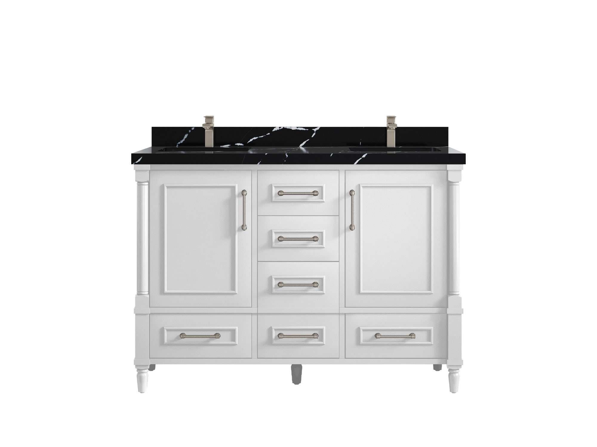 Aberdeen 60 in. W x 22 in. D Double Sink Bathroom Vanity - Willow Bath and Vanity