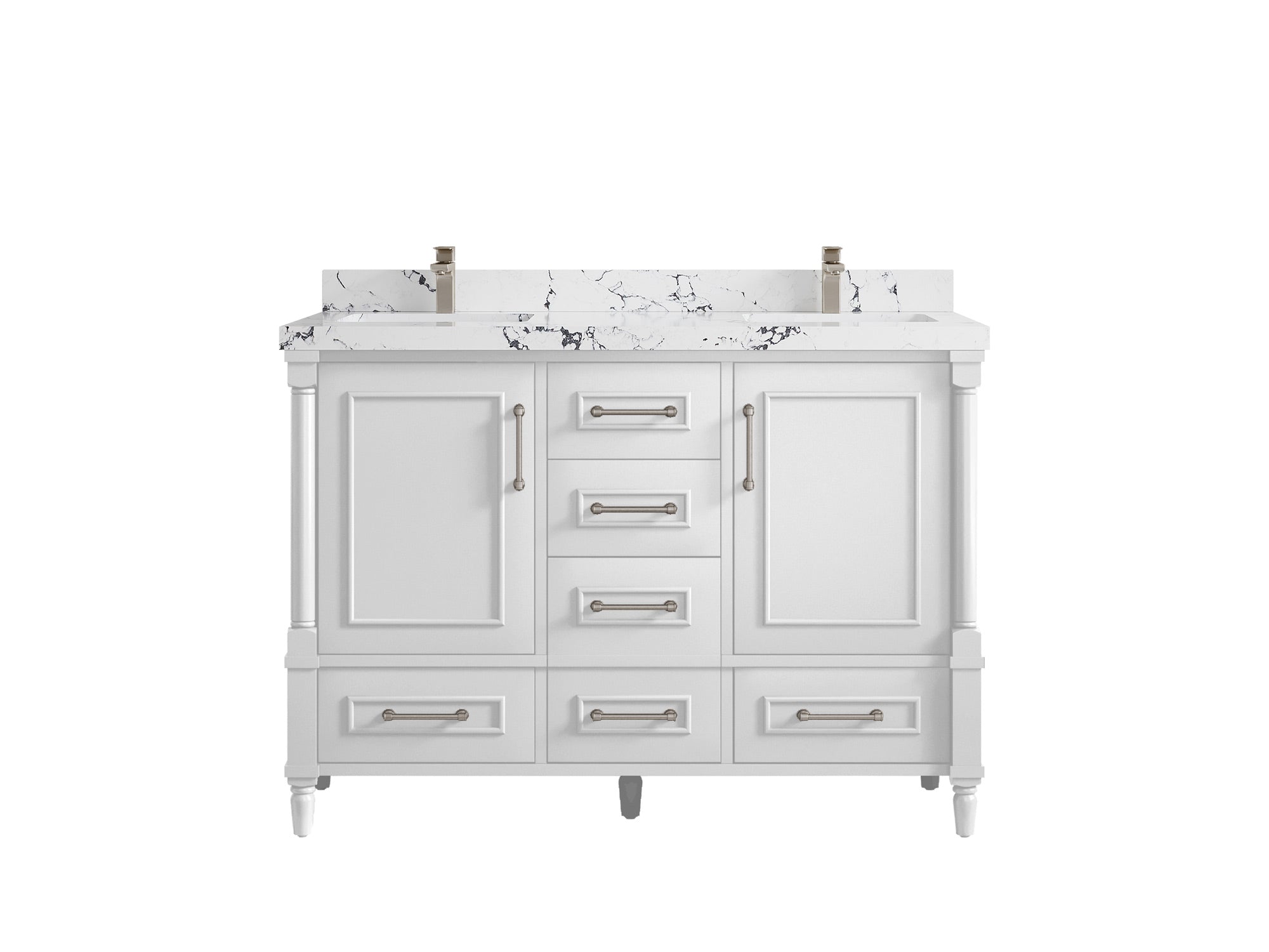 Aberdeen 60 in. W x 22 in. D Double Sink Bathroom Vanity - Willow Bath and Vanity
