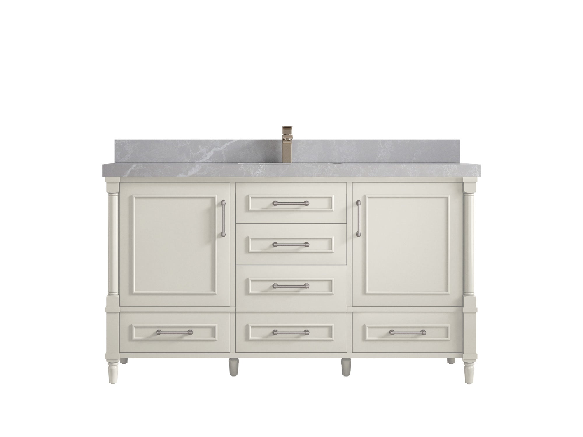 Aberdeen 60 in. W x 22 in. D Single Sink Bathroom Vanity - Willow Bath and Vanity