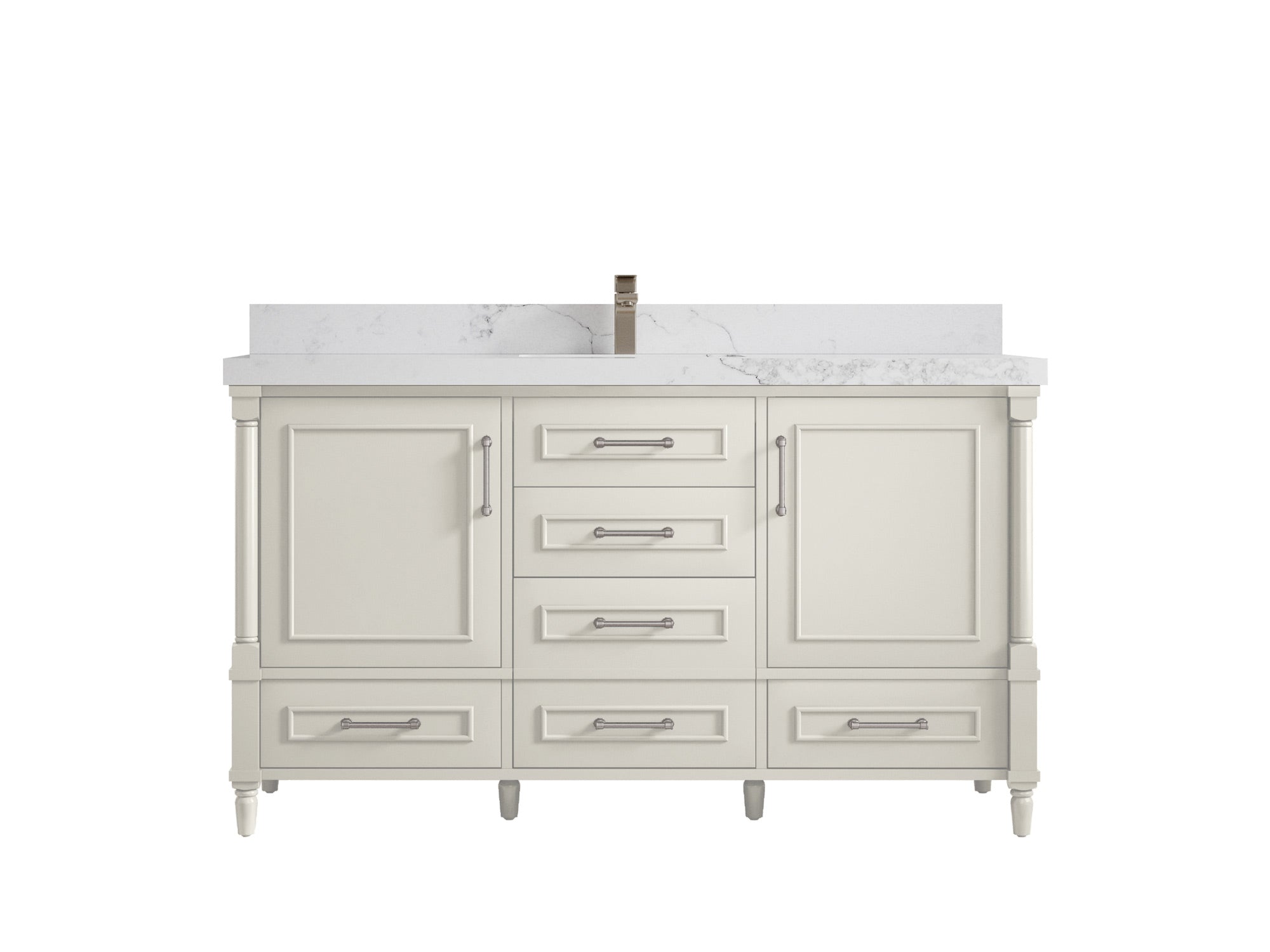Aberdeen 60 in. W x 22 in. D Single Sink Bathroom Vanity - Willow Bath and Vanity