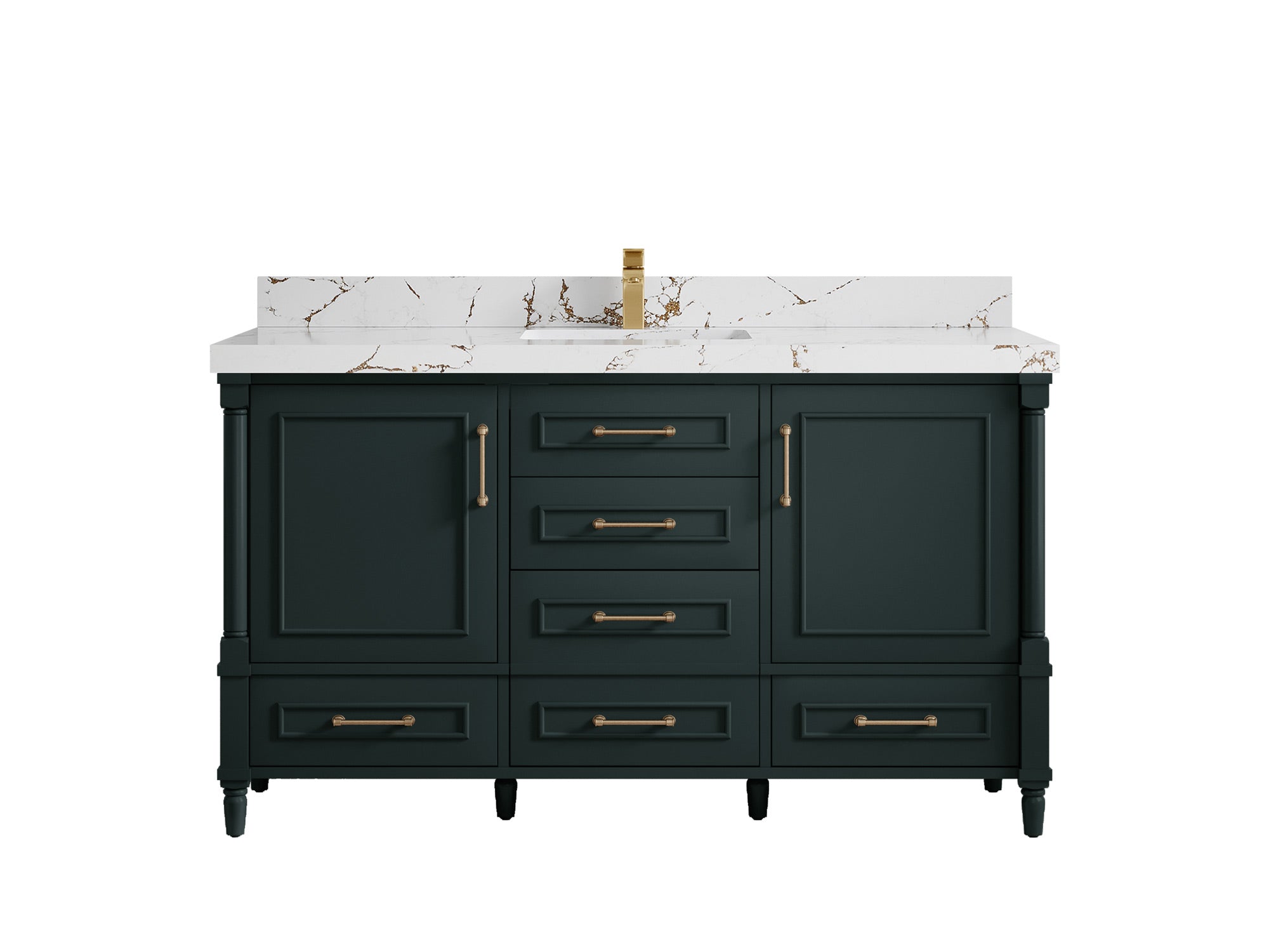 Aberdeen 60 in. W x 22 in. D Single Sink Bathroom Vanity - Willow Bath and Vanity