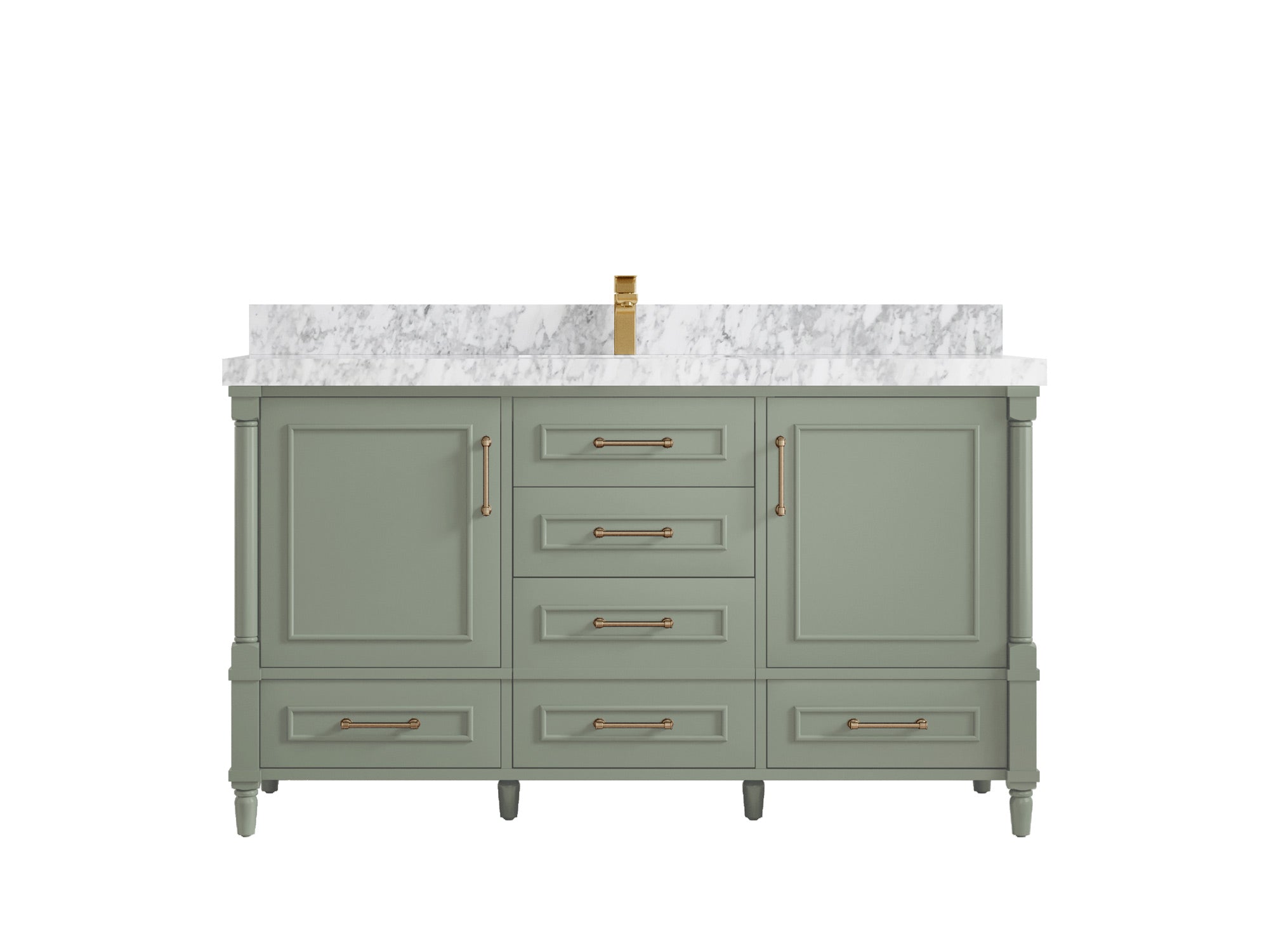 Aberdeen 60 in. W x 22 in. D Single Sink Bathroom Vanity - Willow Bath and Vanity
