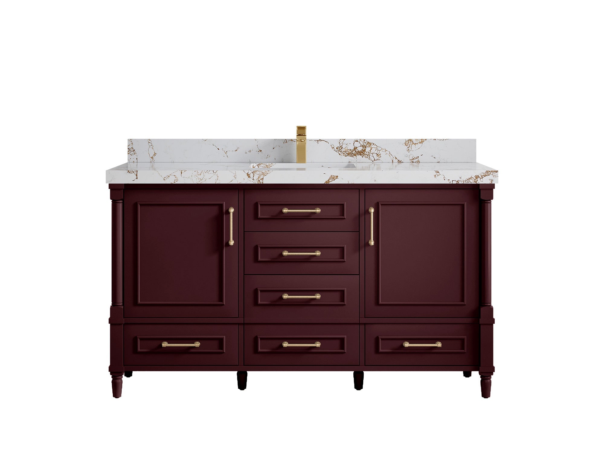 Aberdeen 60 in. W x 22 in. D Single Sink Bathroom Vanity - Willow Bath and Vanity