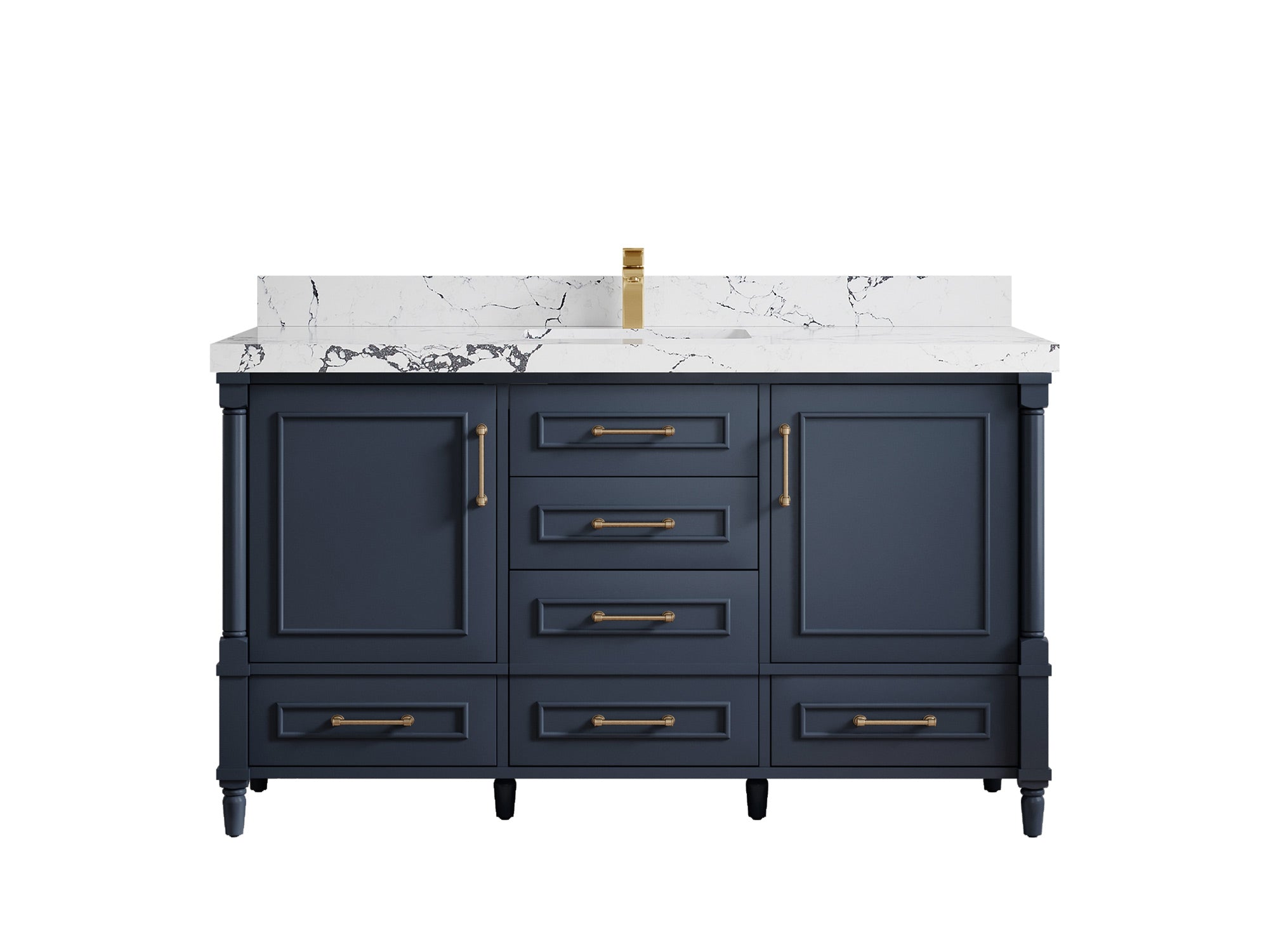Aberdeen 60 in. W x 22 in. D Single Sink Bathroom Vanity - Willow Bath and Vanity