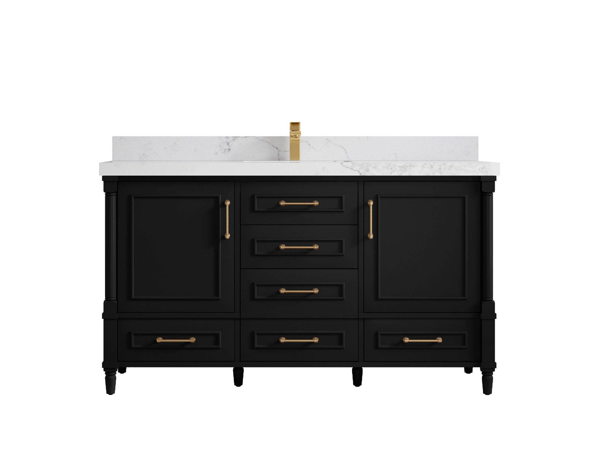 Aberdeen 60 in. W x 22 in. D Single Sink Bathroom Vanity - Willow Bath and Vanity