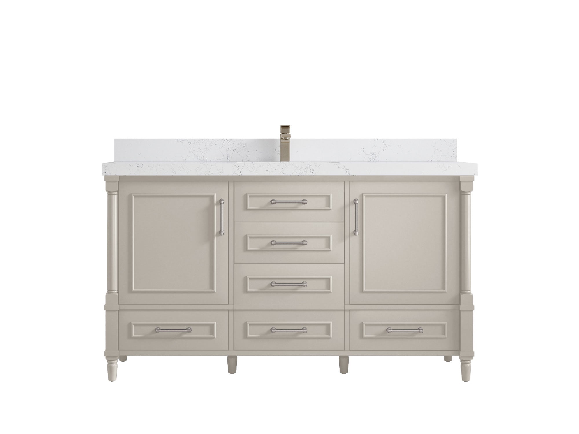 Aberdeen 60 in. W x 22 in. D Single Sink Bathroom Vanity - Willow Bath and Vanity