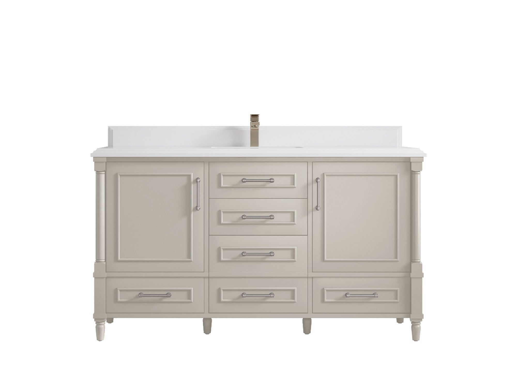 Aberdeen 60 in. W x 22 in. D Single Sink Bathroom Vanity - Willow Bath and Vanity