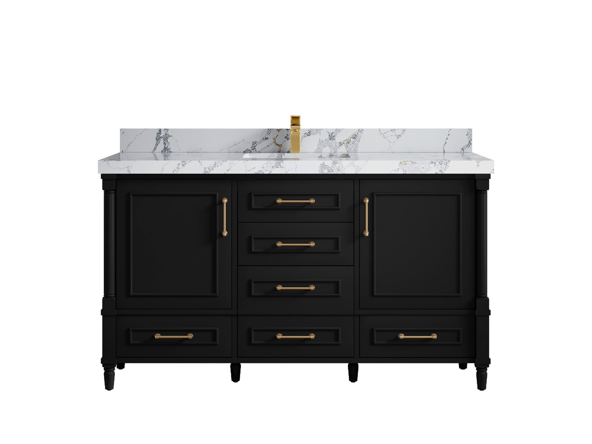 Aberdeen 60 in. W x 22 in. D Single Sink Bathroom Vanity - Willow Bath and Vanity