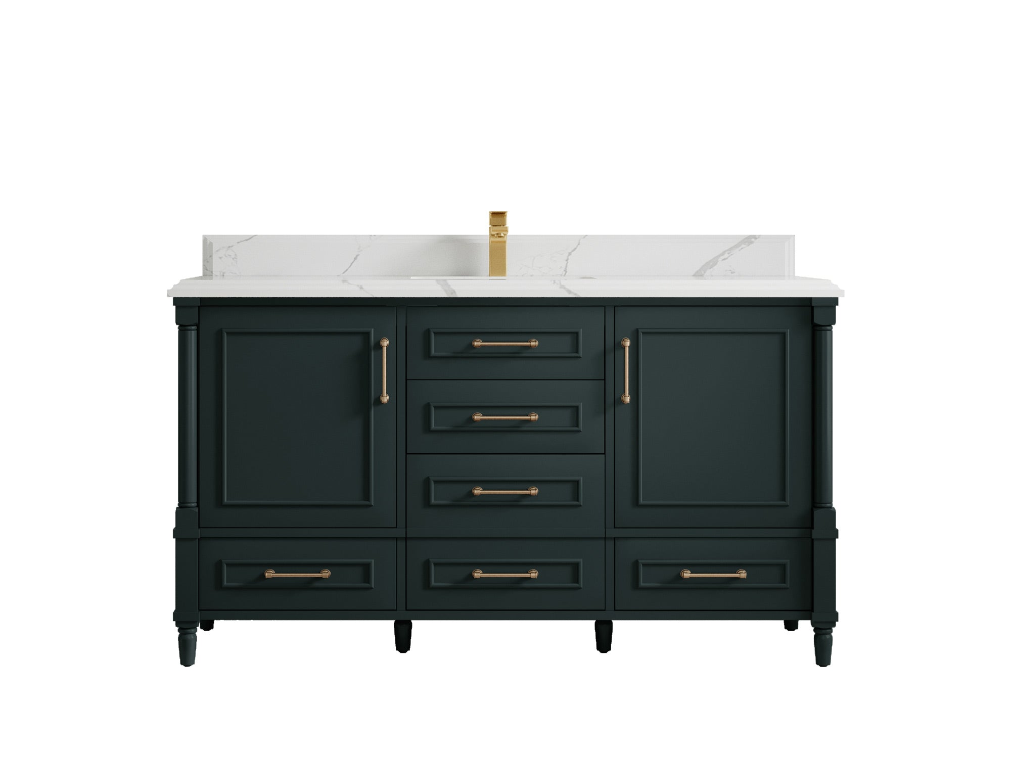 Aberdeen 60 in. W x 22 in. D Single Sink Bathroom Vanity - Willow Bath and Vanity