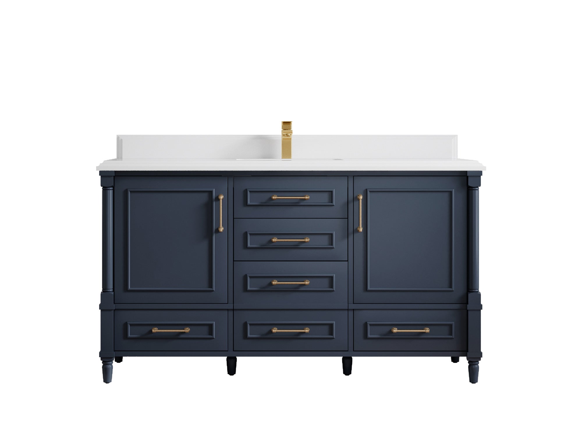 Aberdeen 60 in. W x 22 in. D Single Sink Bathroom Vanity - Willow Bath and Vanity