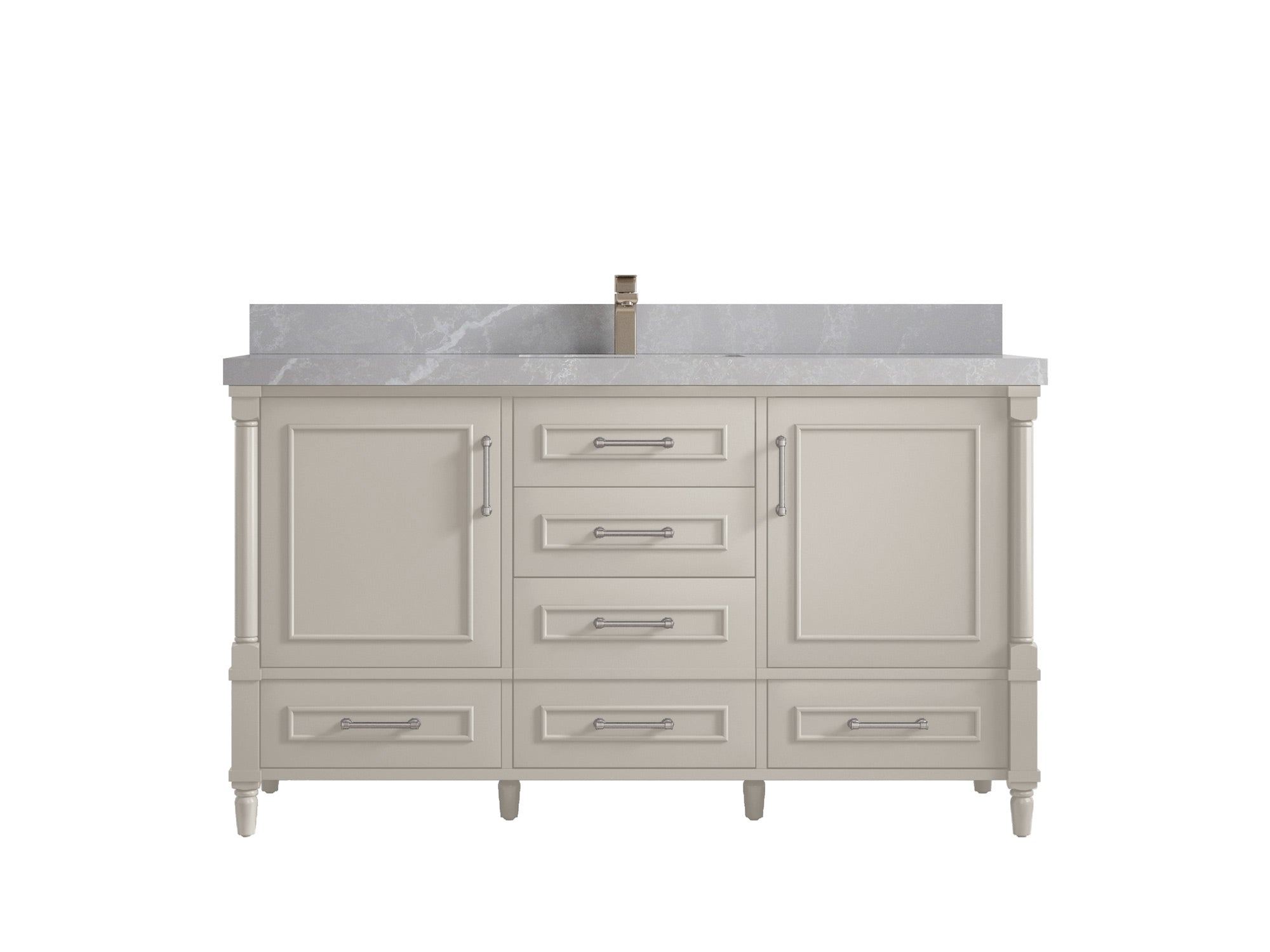 Aberdeen 60 in. W x 22 in. D Single Sink Bathroom Vanity - Willow Bath and Vanity
