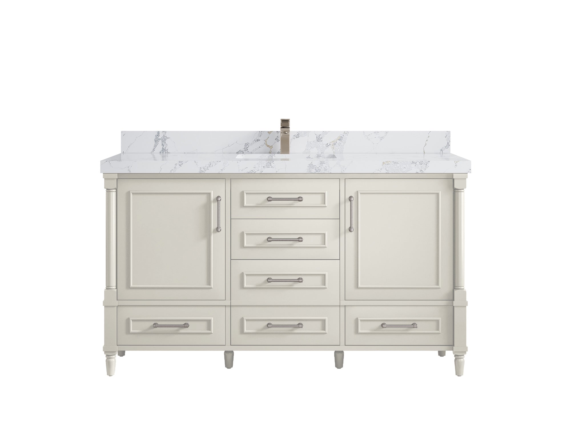Aberdeen 60 in. W x 22 in. D Single Sink Bathroom Vanity - Willow Bath and Vanity
