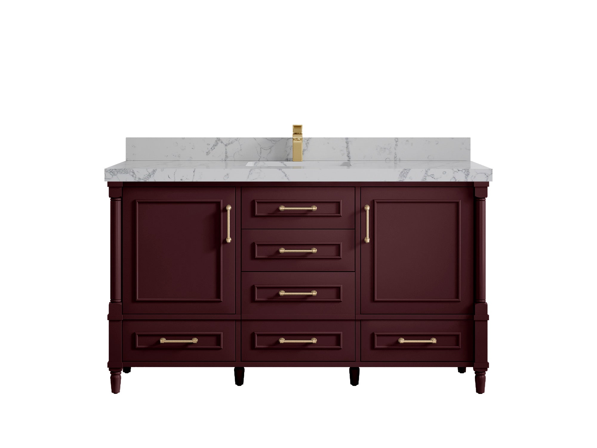 Aberdeen 60 in. W x 22 in. D Single Sink Bathroom Vanity - Willow Bath and Vanity