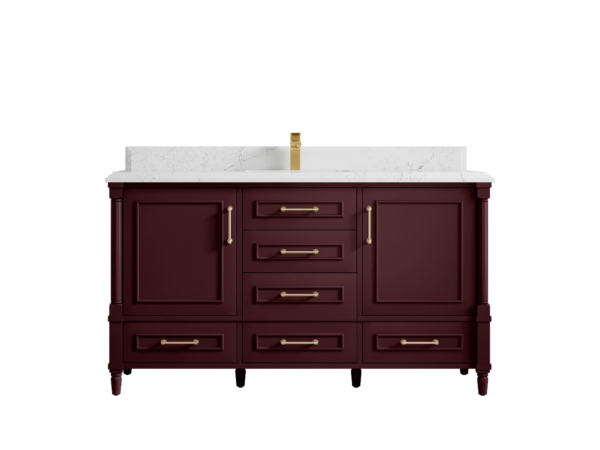 Aberdeen 60 in. W x 22 in. D Single Sink Bathroom Vanity - Willow Bath and Vanity