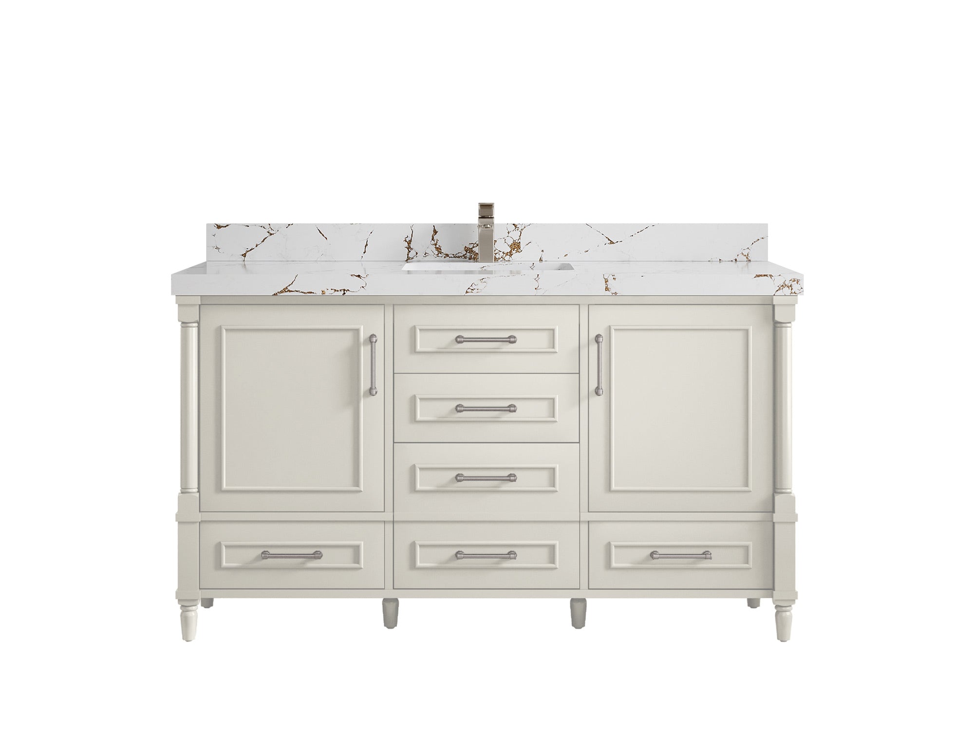 Aberdeen 60 in. W x 22 in. D Single Sink Bathroom Vanity - Willow Bath and Vanity