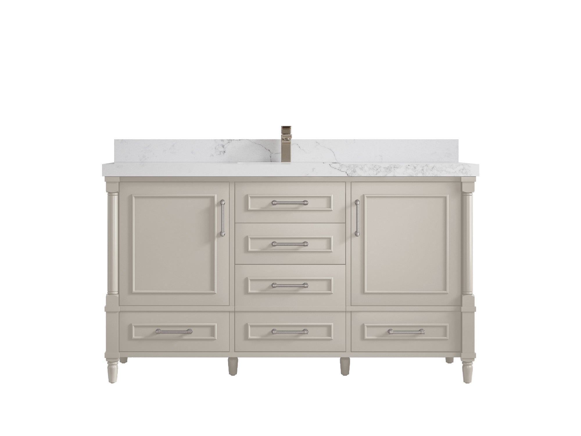 Aberdeen 60 in. W x 22 in. D Single Sink Bathroom Vanity - Willow Bath and Vanity