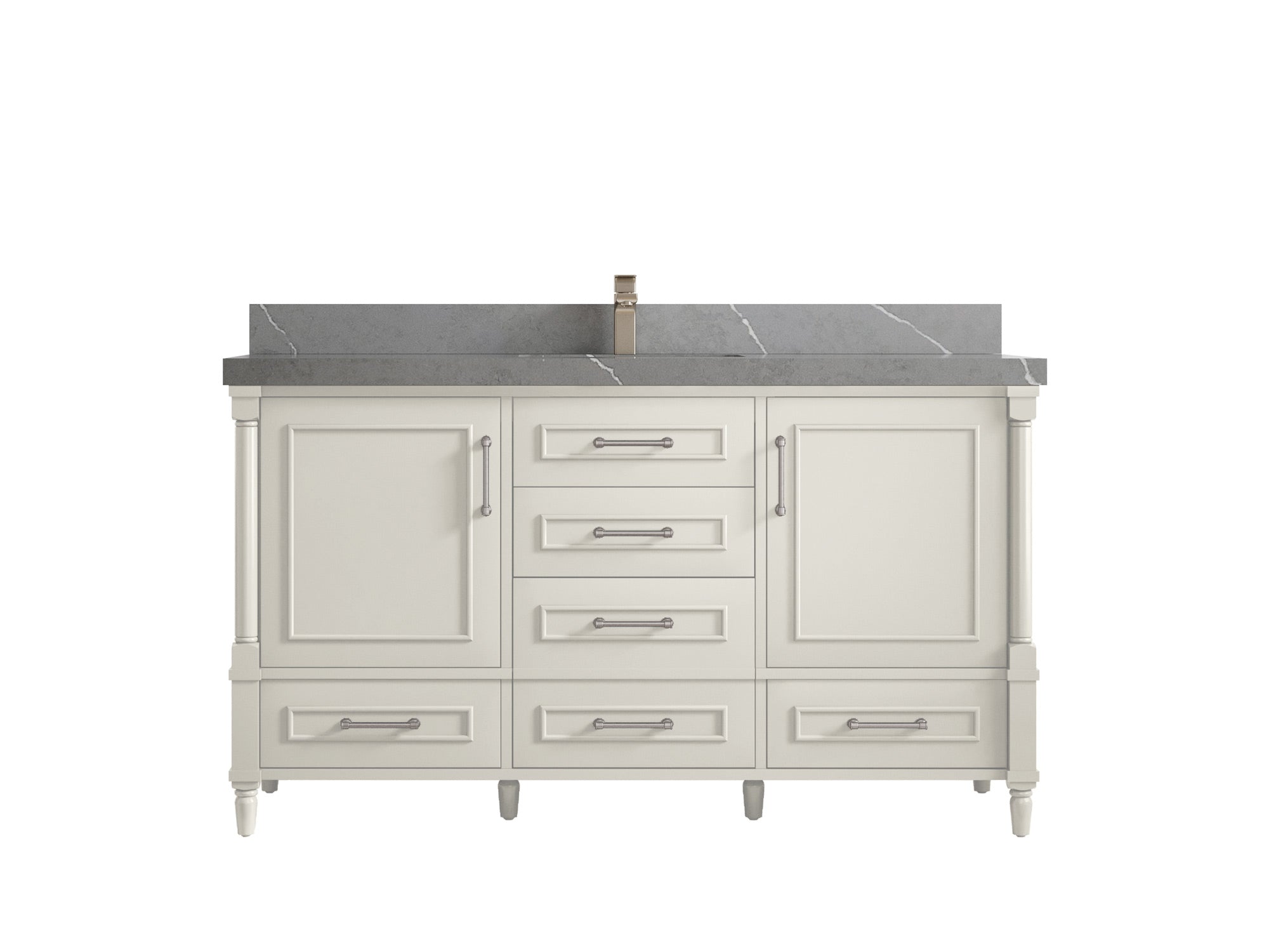 Aberdeen 60 in. W x 22 in. D Single Sink Bathroom Vanity - Willow Bath and Vanity