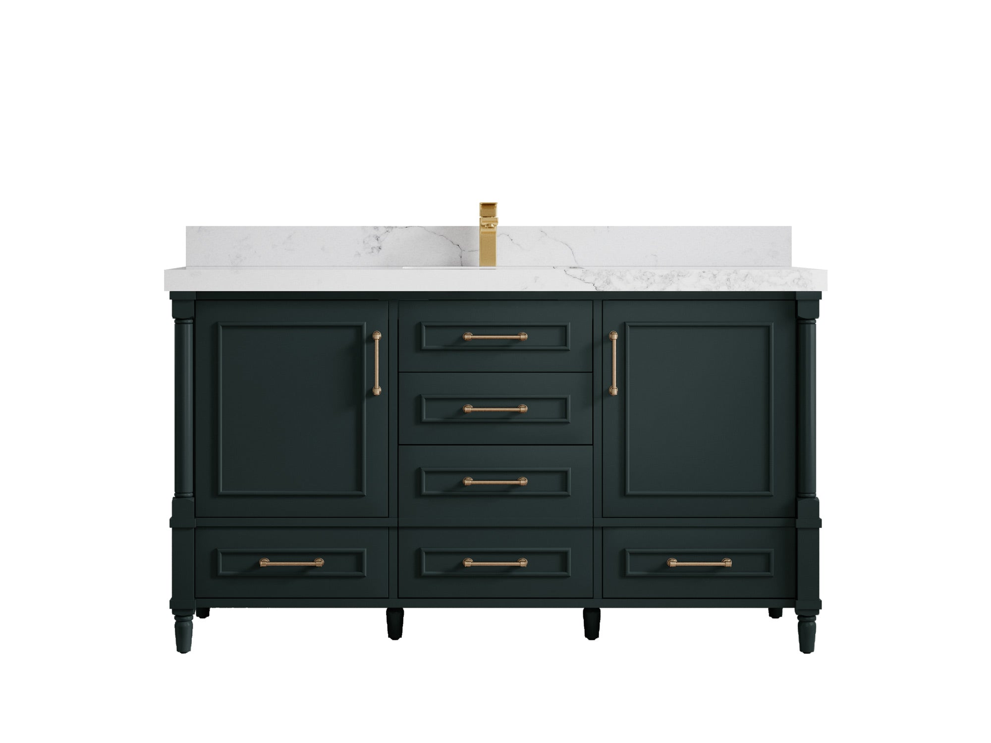 Aberdeen 60 in. W x 22 in. D Single Sink Bathroom Vanity - Willow Bath and Vanity