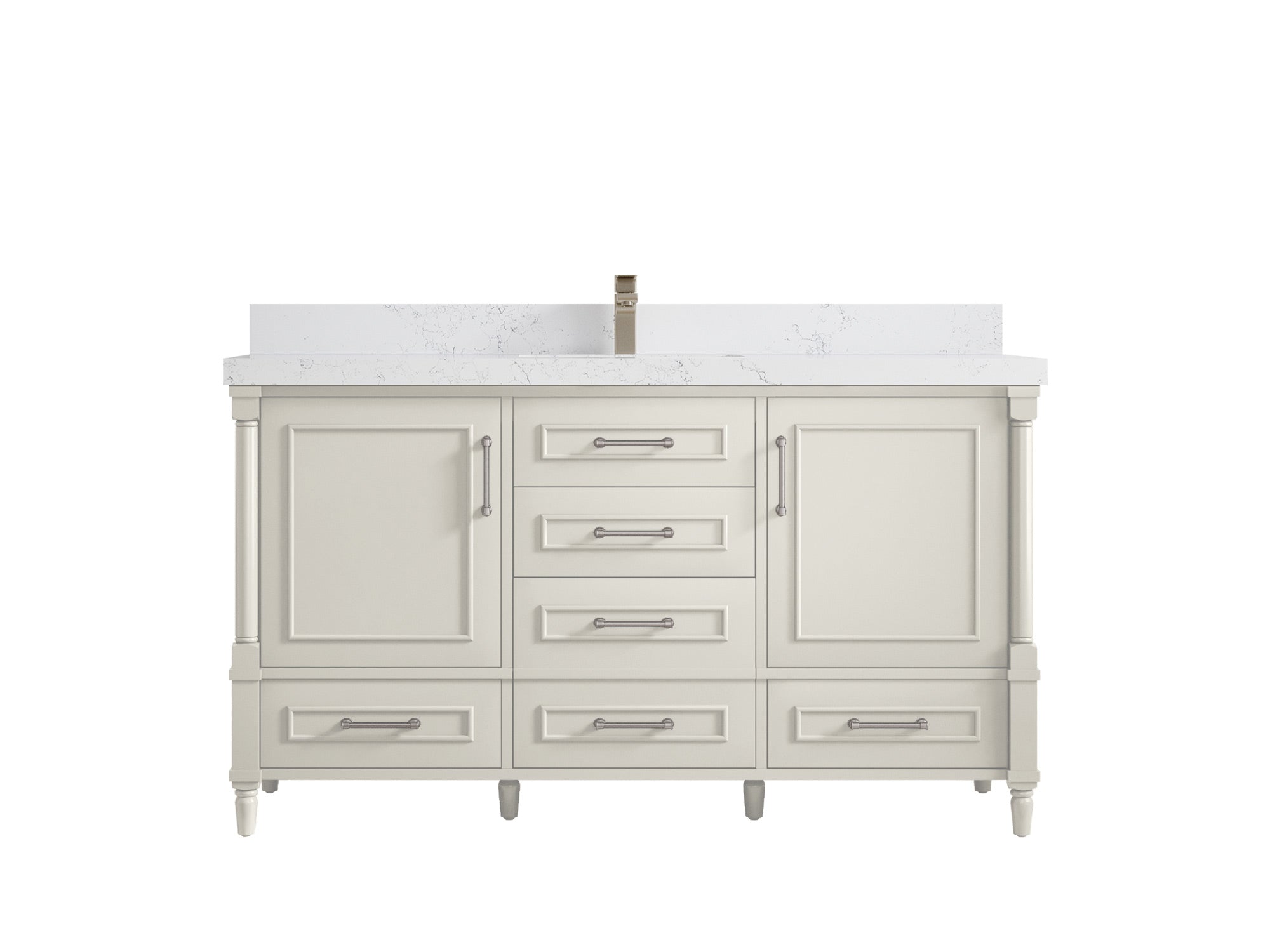 Aberdeen 60 in. W x 22 in. D Single Sink Bathroom Vanity - Willow Bath and Vanity