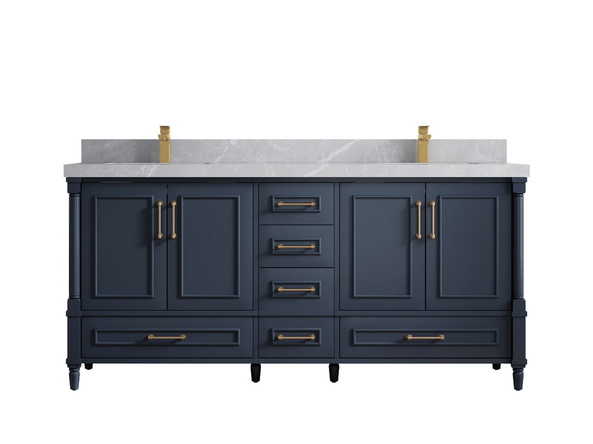 Aberdeen 72 in. W x 22 in. D Double Sink Bathroom Vanity - Willow Bath and Vanity