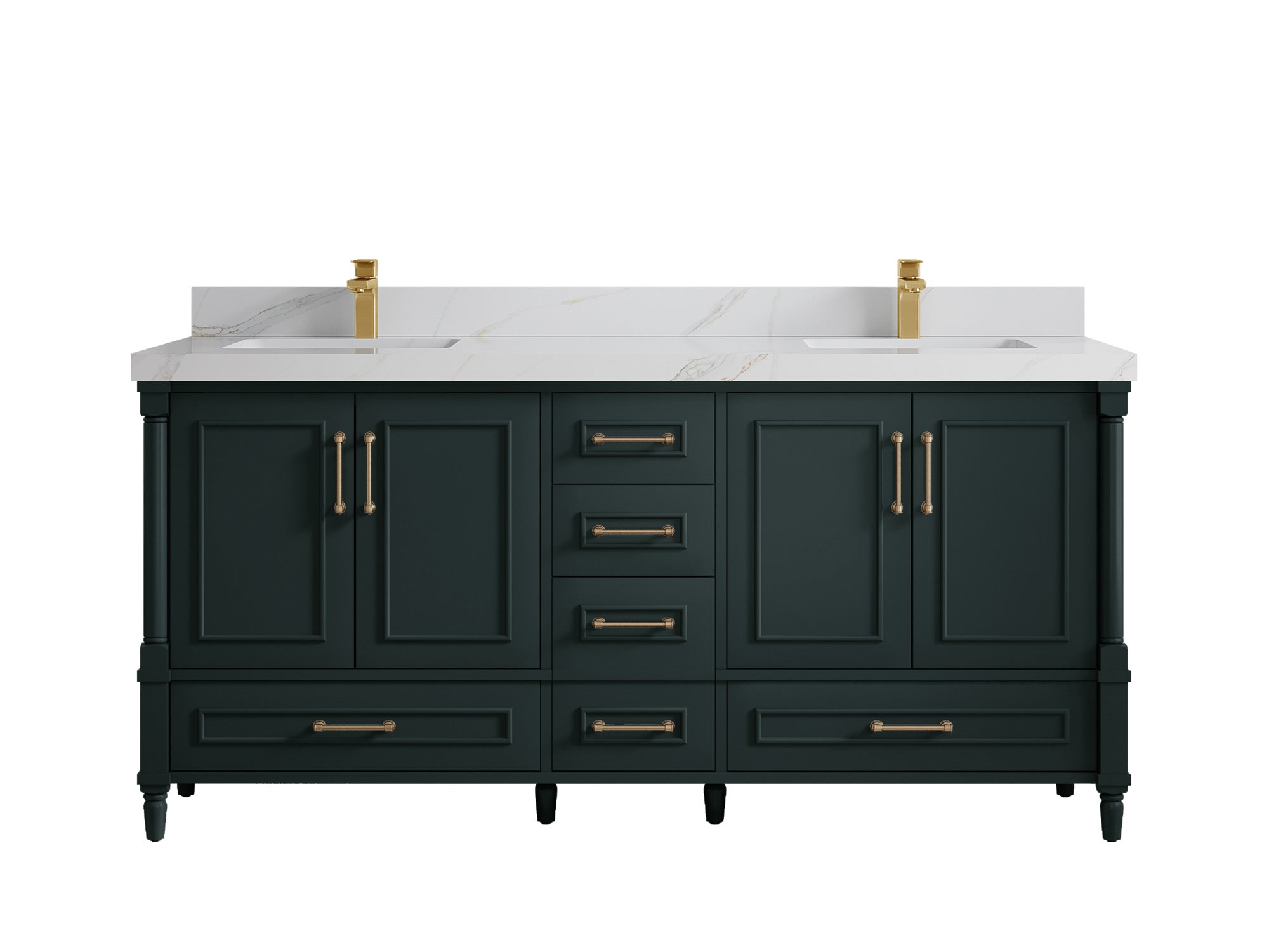 Aberdeen 72 in. W x 22 in. D Double Sink Bathroom Vanity - Willow Bath and Vanity