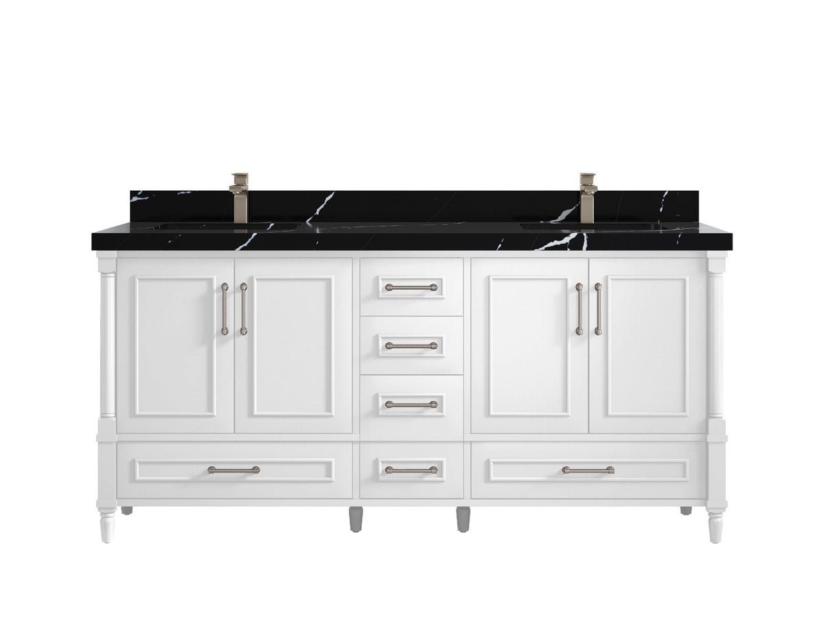 Aberdeen 72 in. W x 22 in. D Double Sink Bathroom Vanity - Willow Bath and Vanity