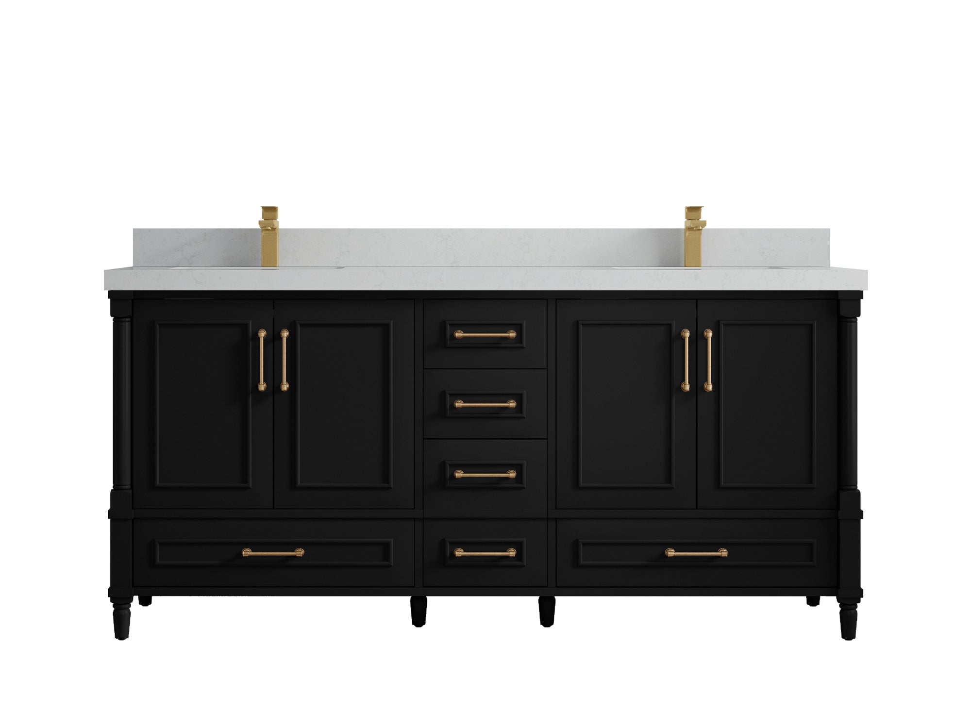 Aberdeen 72 in. W x 22 in. D Double Sink Bathroom Vanity - Willow Bath and Vanity
