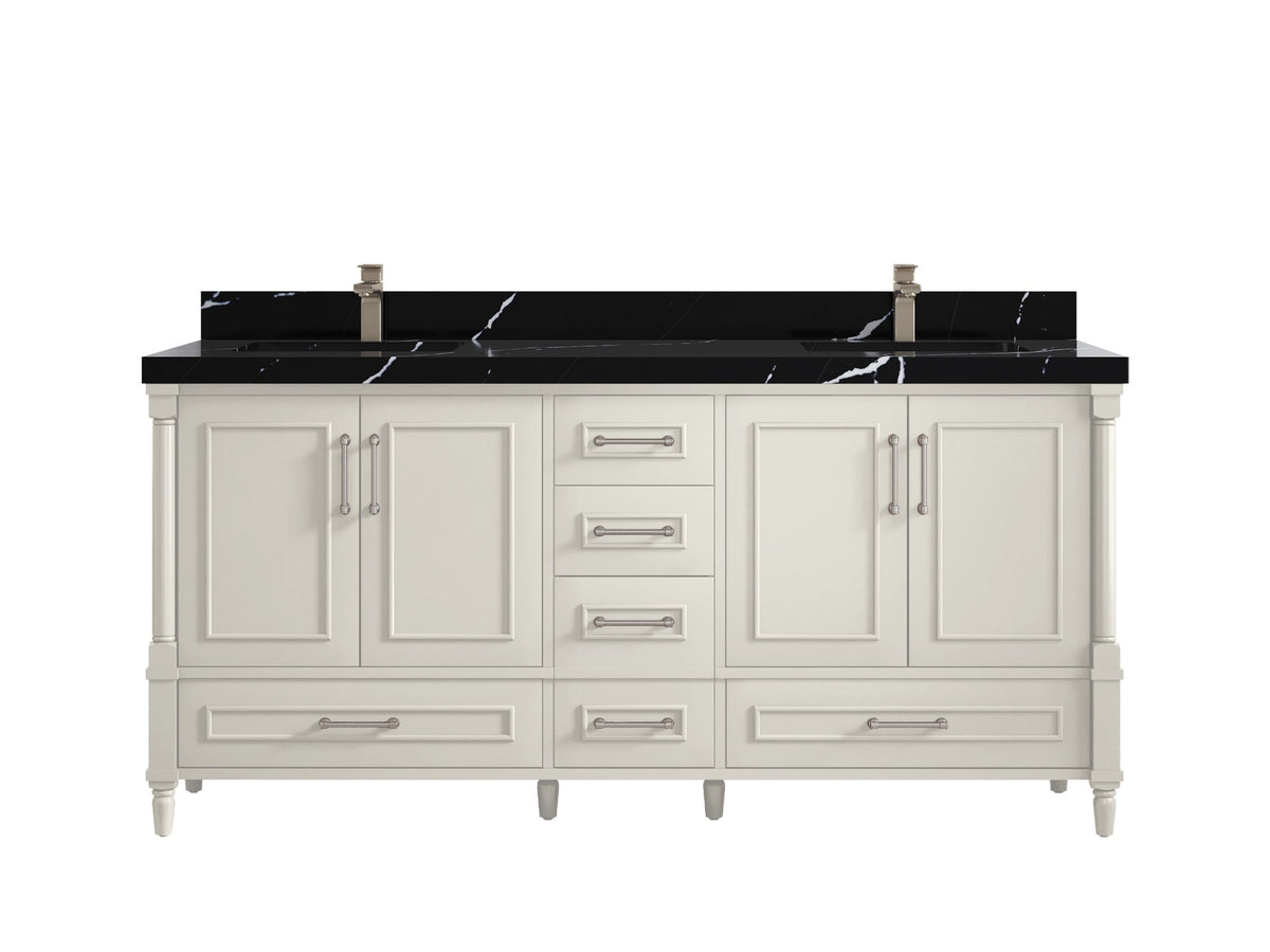 Aberdeen 72 in. W x 22 in. D Double Sink Bathroom Vanity - Willow Bath and Vanity
