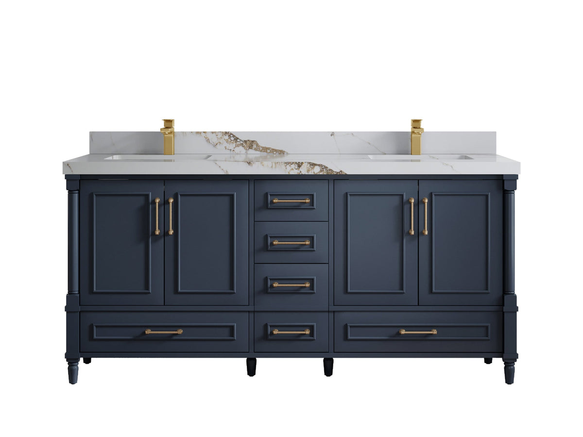 Aberdeen 72 in. W x 22 in. D Double Sink Bathroom Vanity - Willow Bath and Vanity