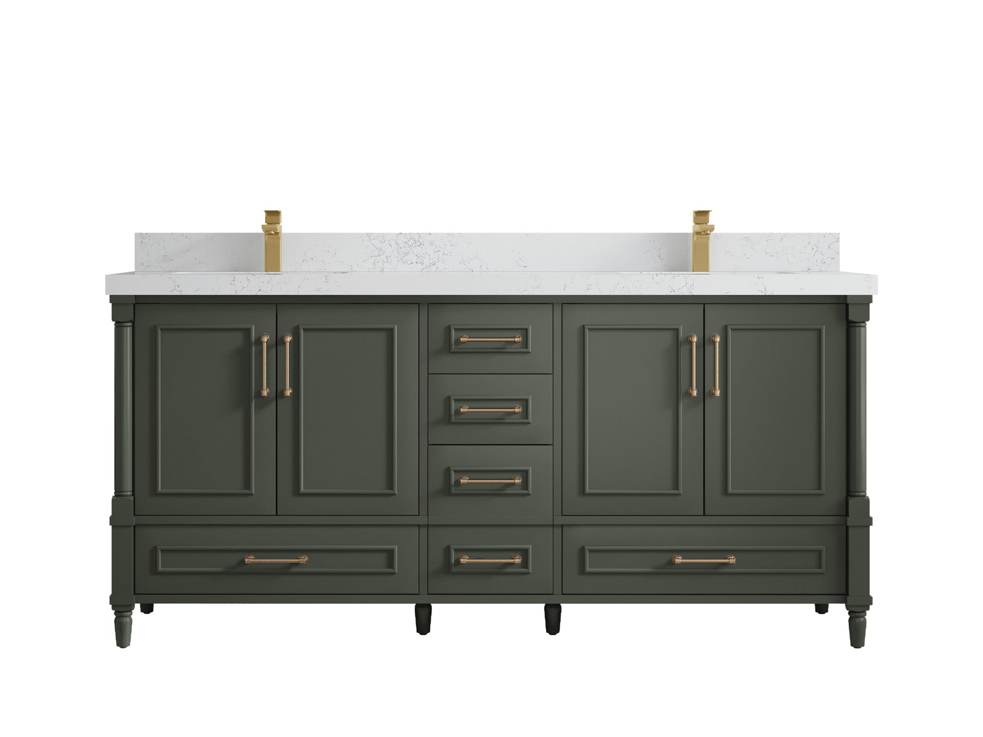 Aberdeen 72 in. W x 22 in. D Double Sink Bathroom Vanity - Willow Bath and Vanity