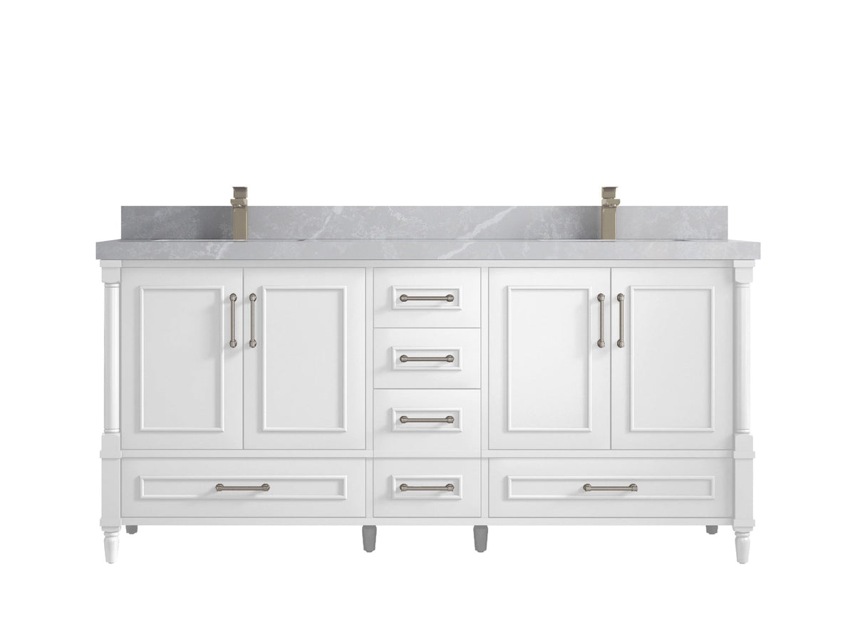 Aberdeen 72 in. W x 22 in. D Double Sink Bathroom Vanity - Willow Bath and Vanity
