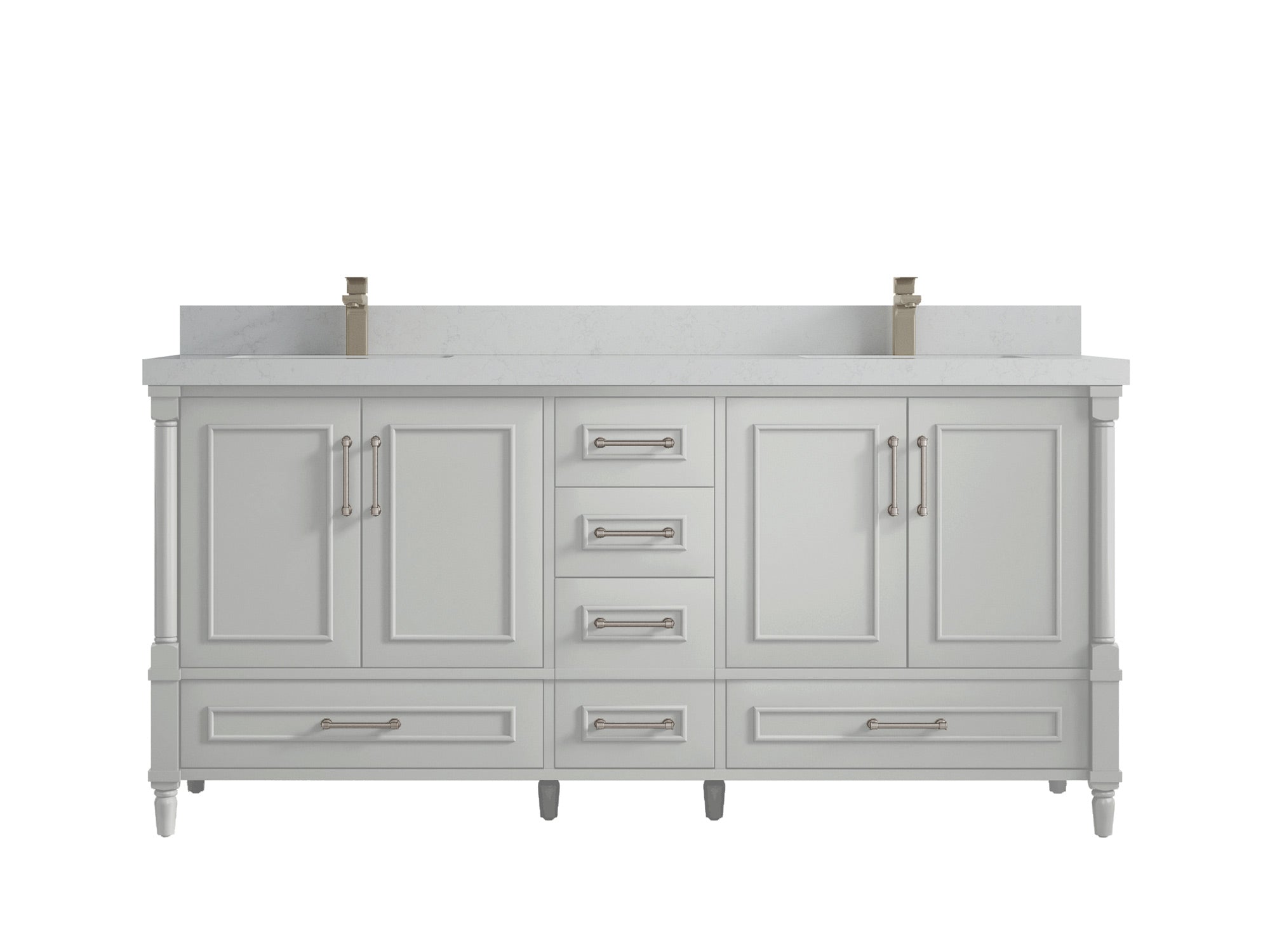 Aberdeen 72 in. W x 22 in. D Double Sink Bathroom Vanity - Willow Bath and Vanity