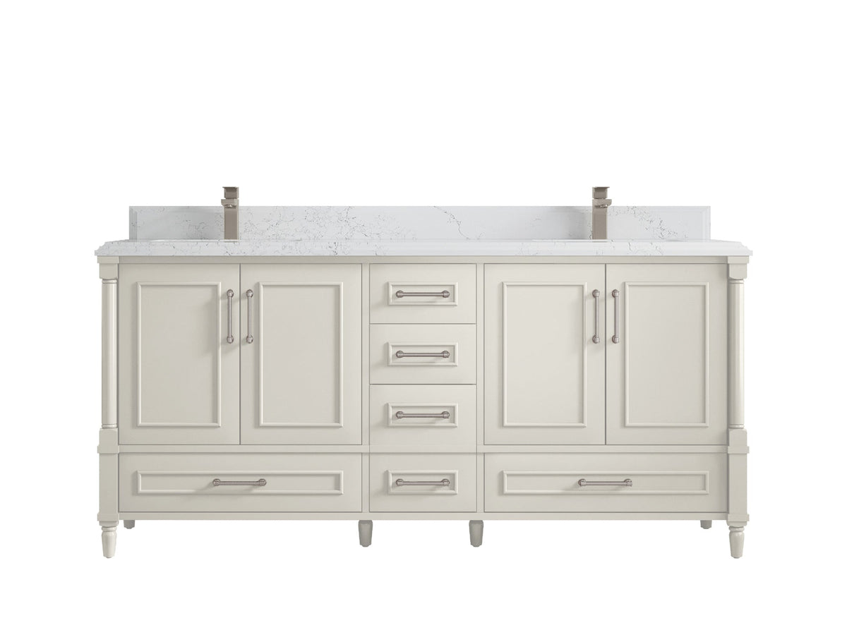 Aberdeen 72 in. W x 22 in. D Double Sink Bathroom Vanity - Willow Bath and Vanity