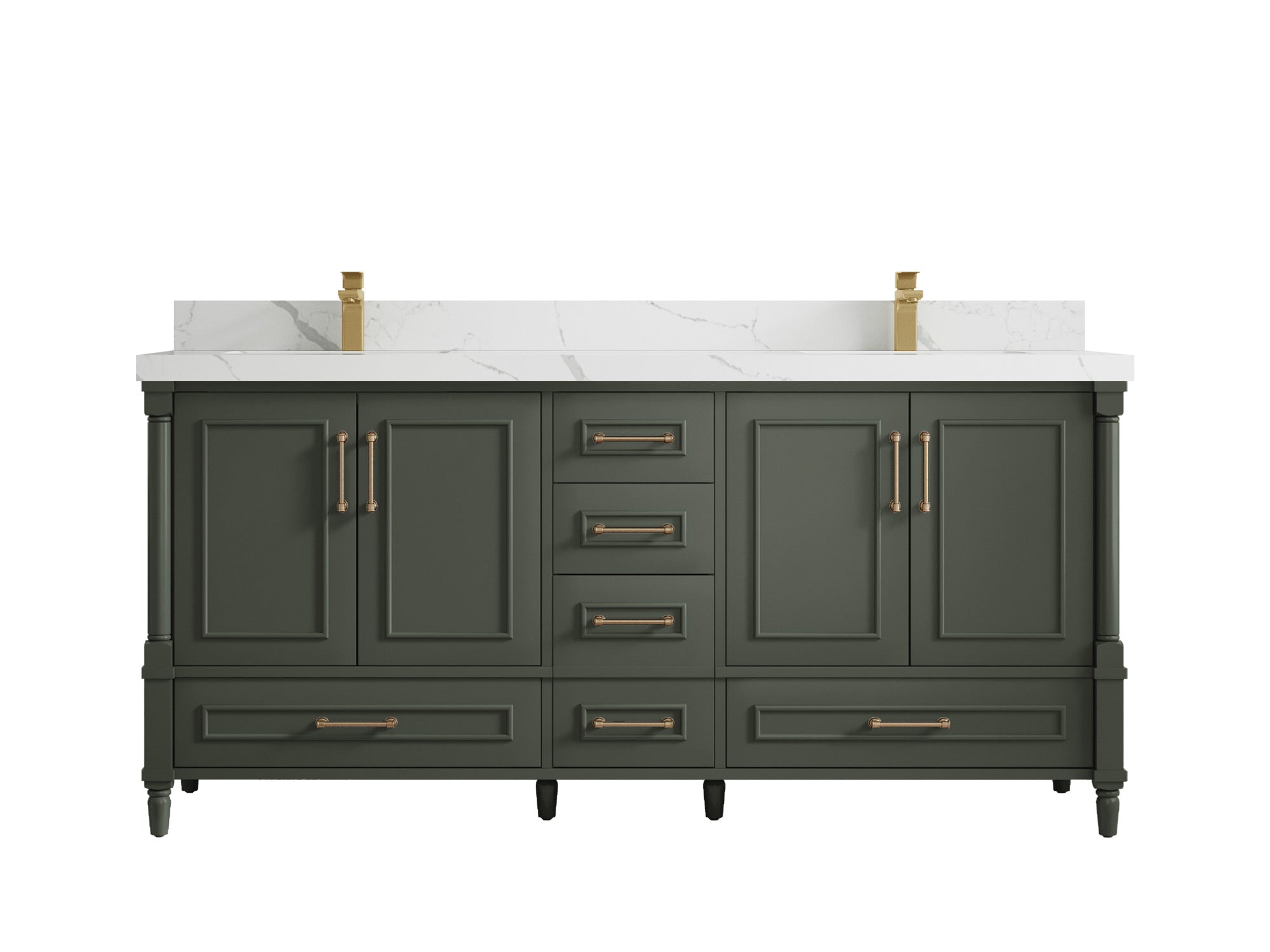 Aberdeen 72 in. W x 22 in. D Double Sink Bathroom Vanity - Willow Bath and Vanity