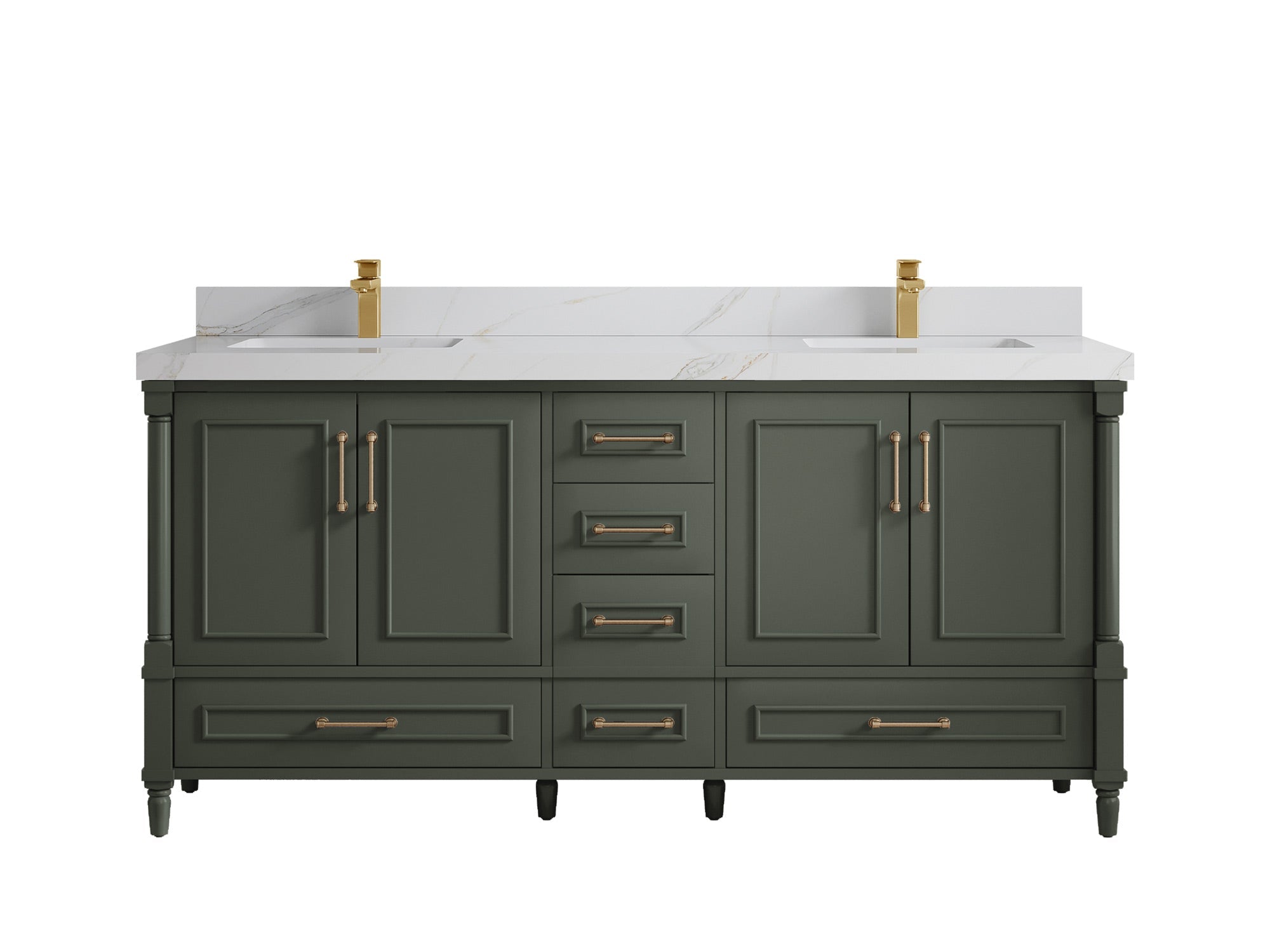 Aberdeen 72 in. W x 22 in. D Double Sink Bathroom Vanity - Willow Bath and Vanity