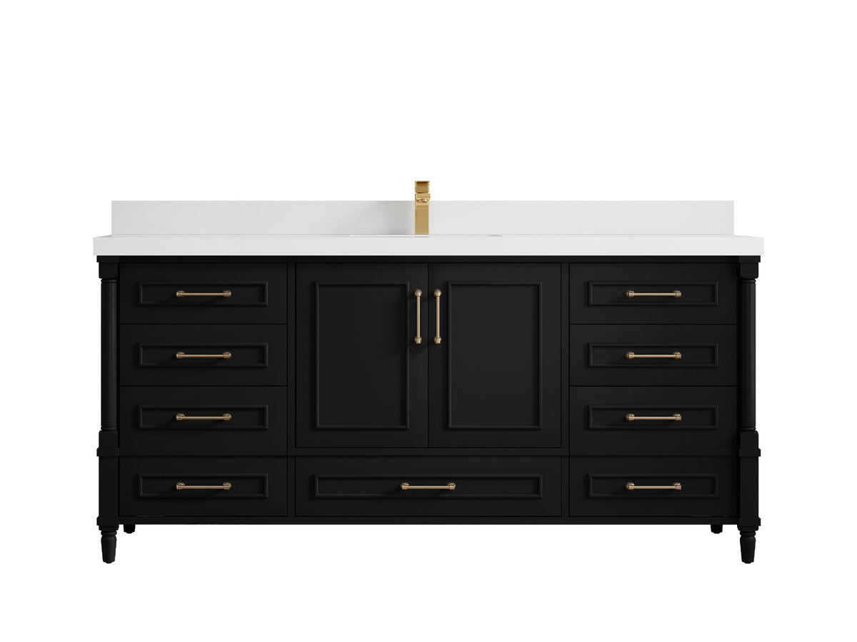 Aberdeen 72 in. W x 22 in. D Single Sink Bathroom Vanity - Willow Bath and Vanity