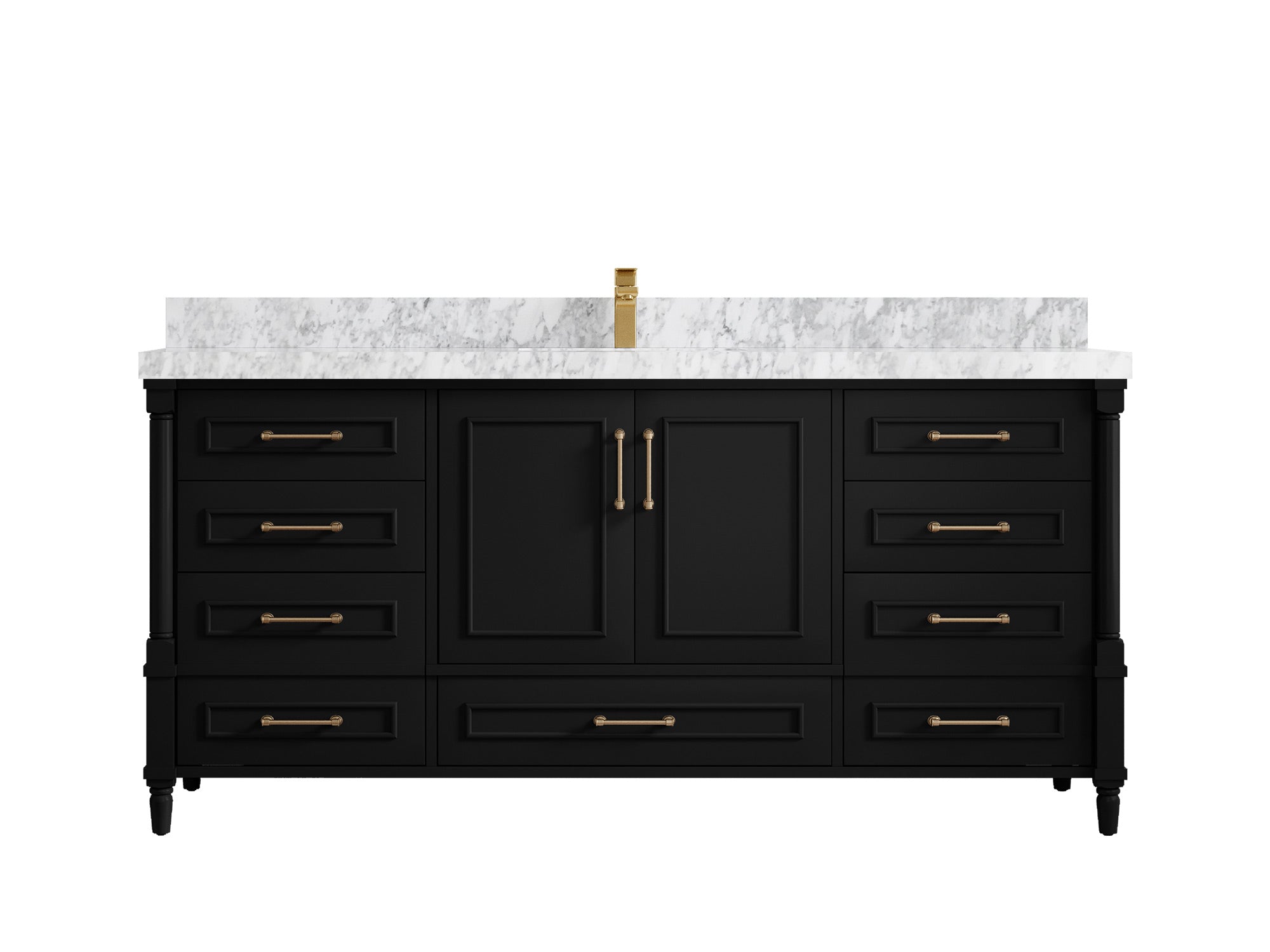 Aberdeen 72 in. W x 22 in. D Single Sink Bathroom Vanity - Willow Bath and Vanity