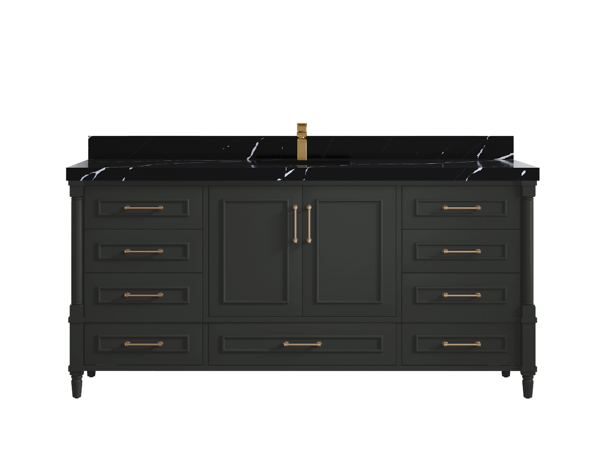 Aberdeen 72 in. W x 22 in. D Single Sink Bathroom Vanity - Willow Bath and Vanity