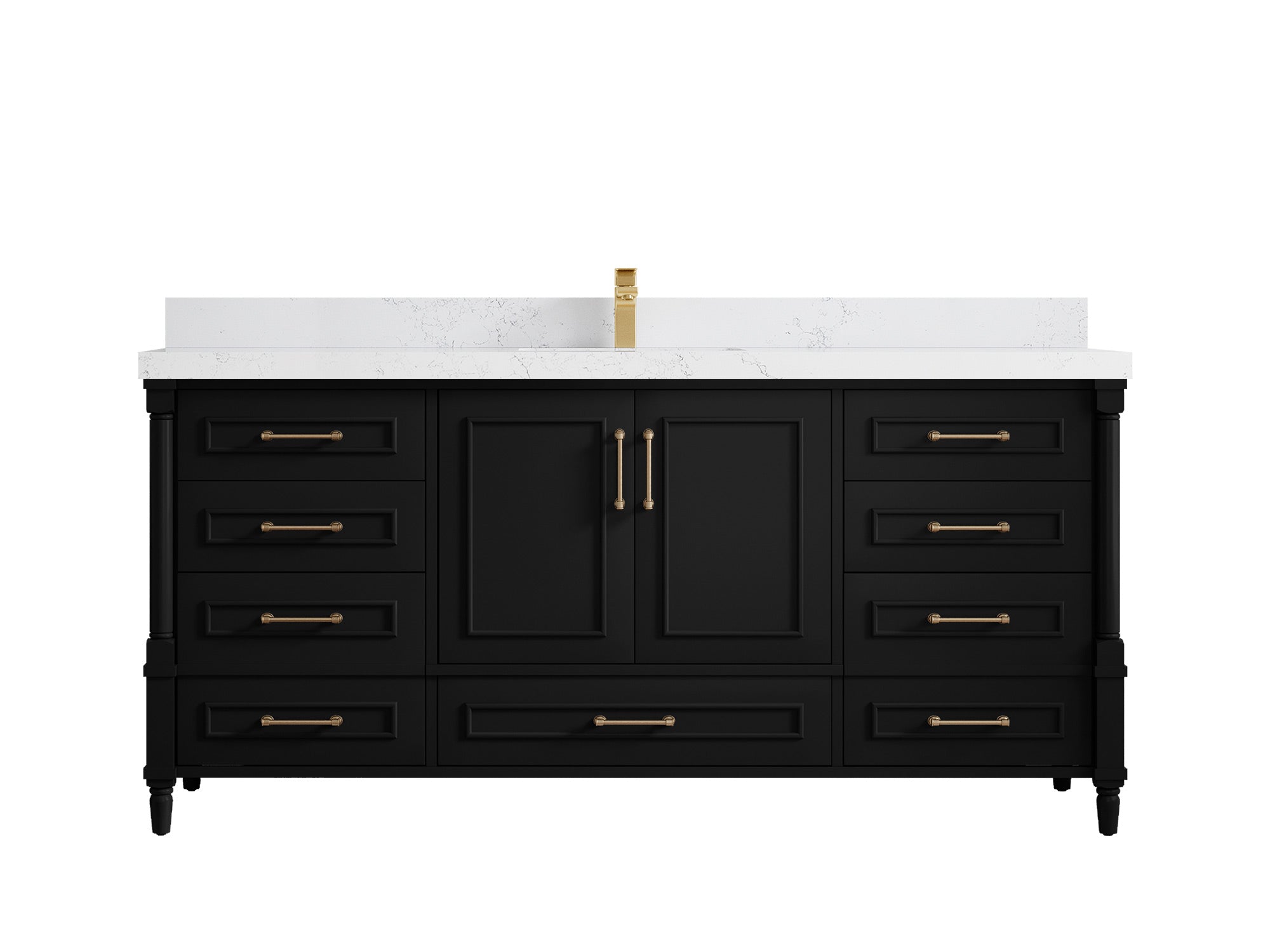 Aberdeen 72 in. W x 22 in. D Single Sink Bathroom Vanity - Willow Bath and Vanity